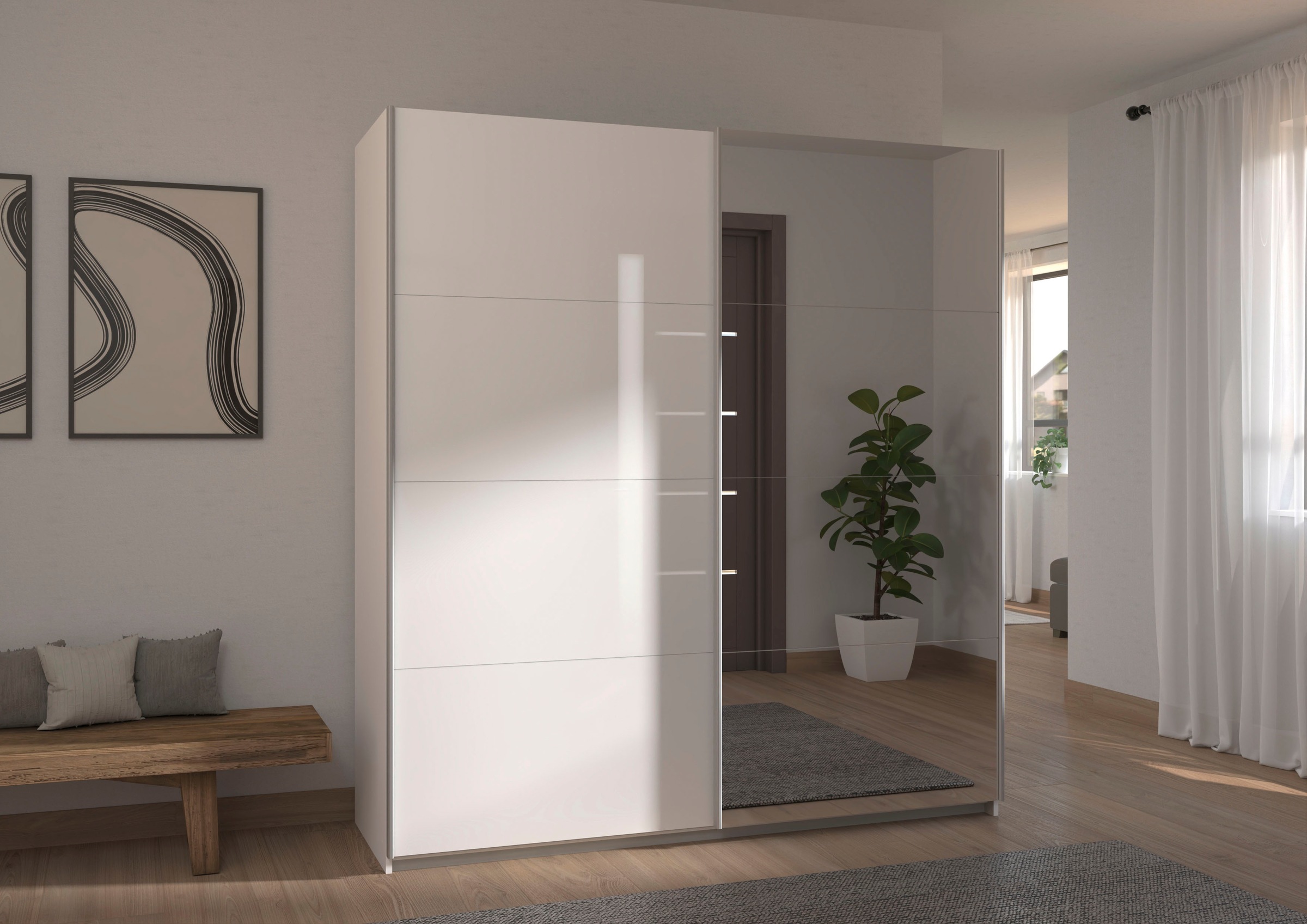 rauch Schwebetürenschrank "Kleiderschrank Schrank KinderzimmerSUBITO" Schla günstig online kaufen