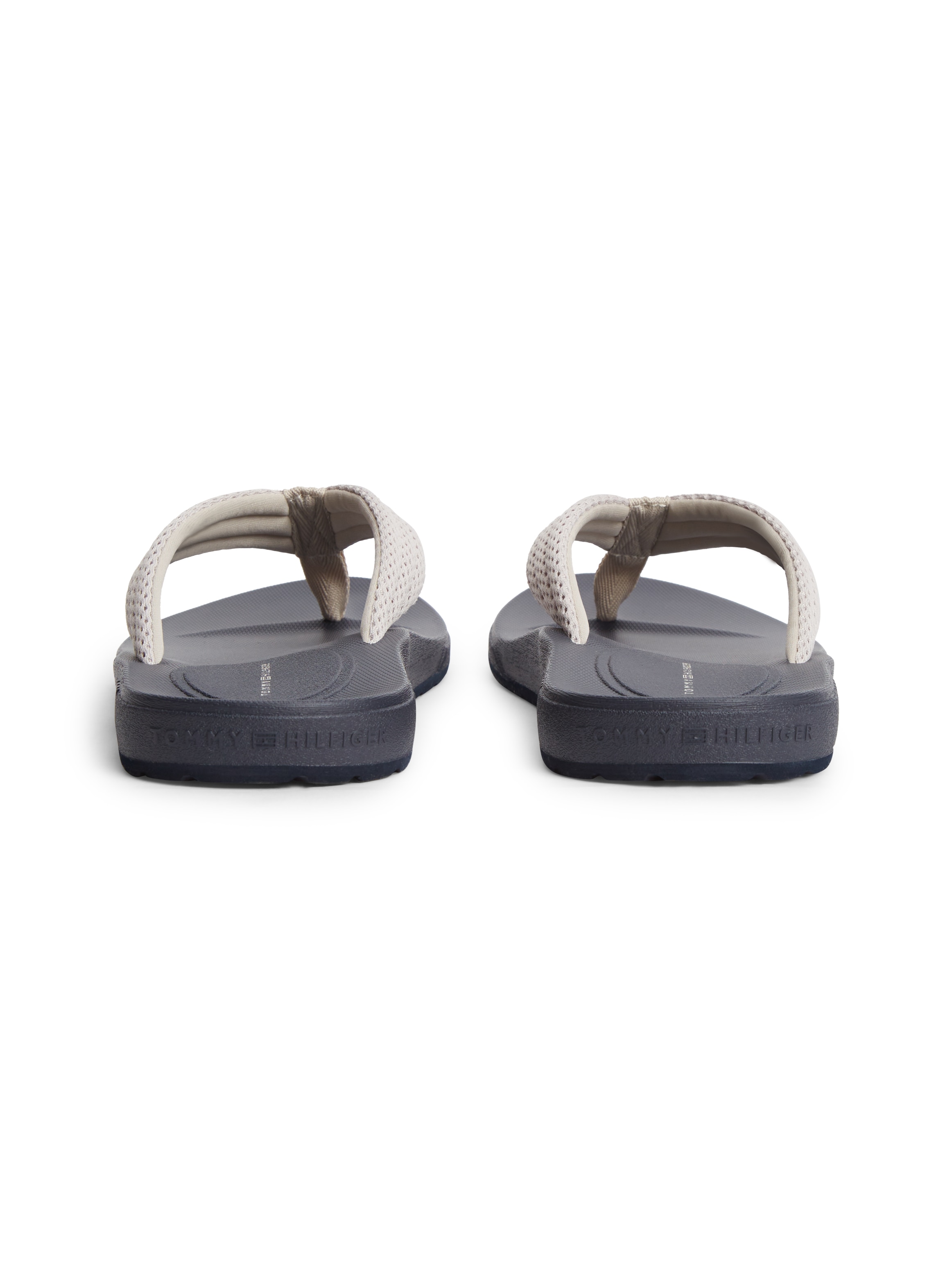 Tommy Hilfiger Zehentrenner »MOLDED PADDED HILFIGER B SANDAL«  Strandschuh, Sommerschuh, Poolslide mit Kontrastbesatz