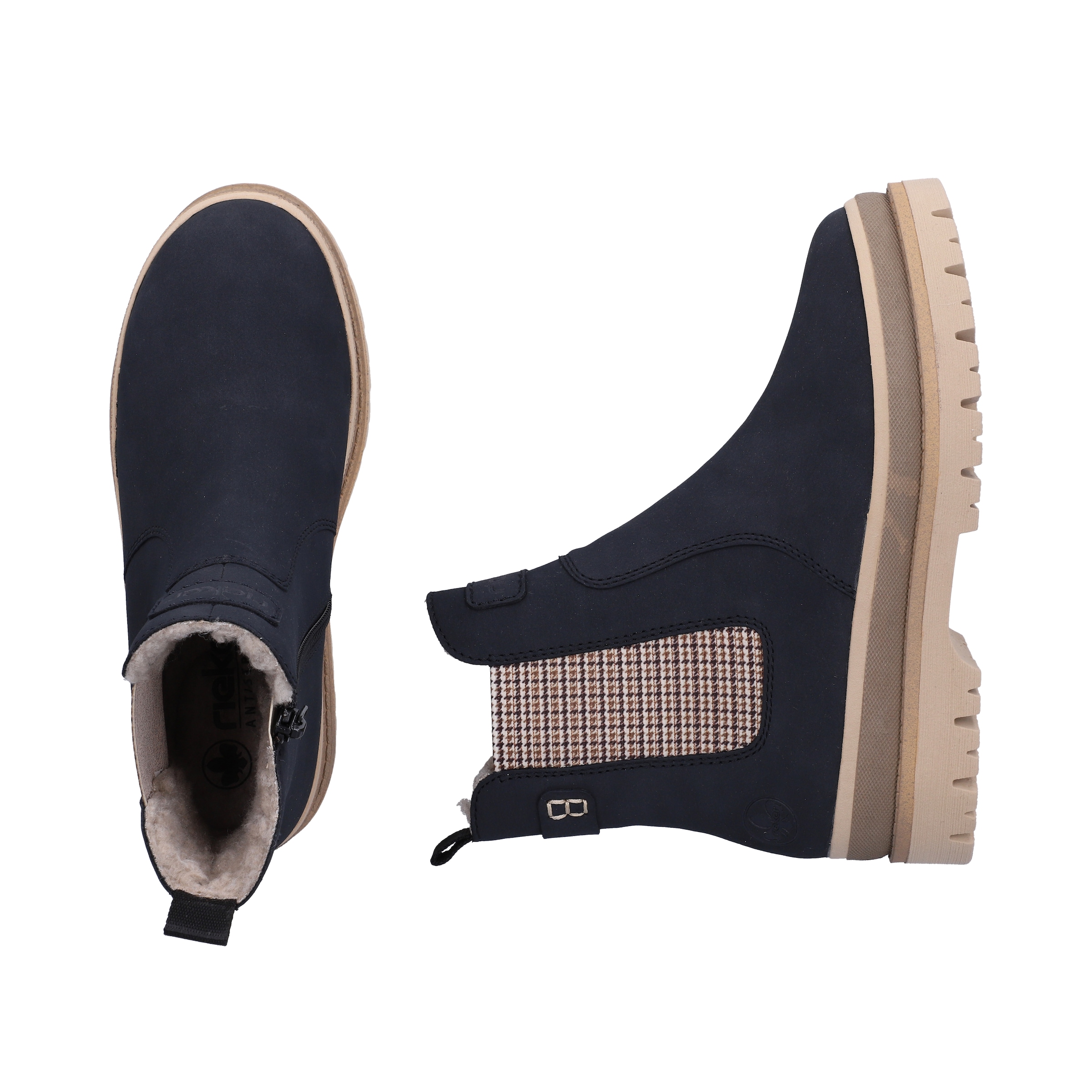 Rieker Winterboots  Chelseaboots, Plateauboots, Stiefelette mit Innenreißverschluss