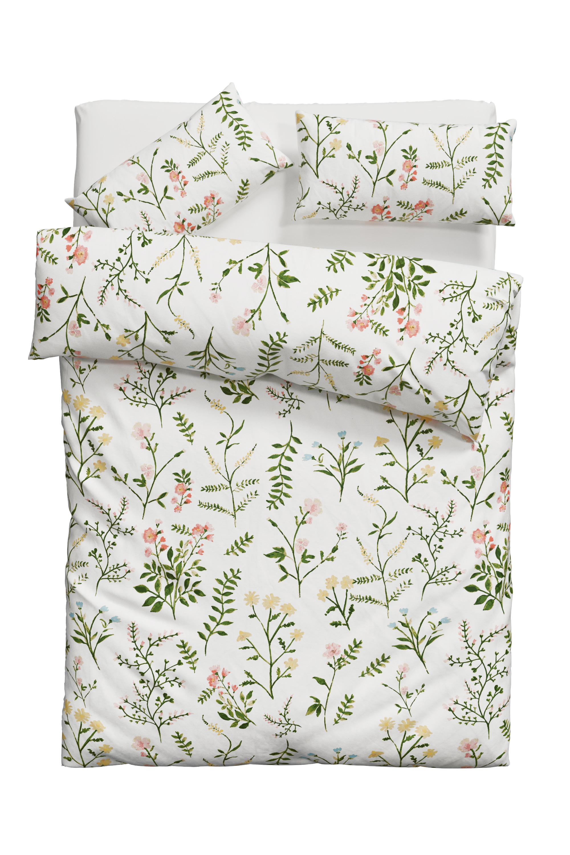 OTTO home Bettwäsche "Claara" 2 Stk. tlg. mit Blumen Design, skandinavisch, günstig online kaufen