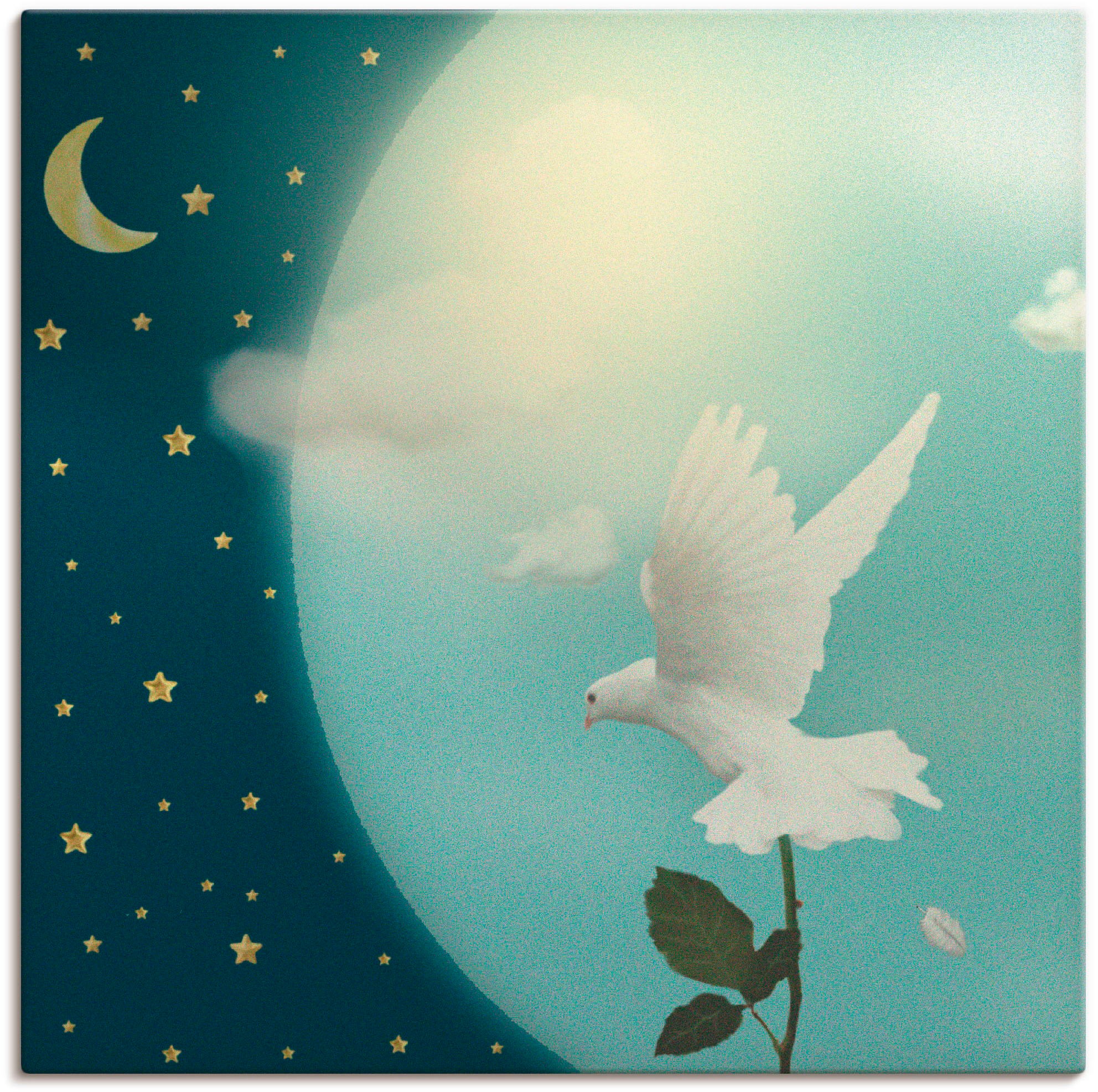 Artland Wandbild »Friedenstaube«, | als Wandaufkleber Poster BAUR in Leinwandbild, bestellen St.), Größen versch. oder Vögel, (1