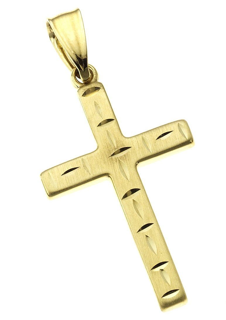 Firetti Kreuzanhänger »Schmuck Geschenk Gold 333 Halsschmuck Anhänger für Halskette Kreuz«