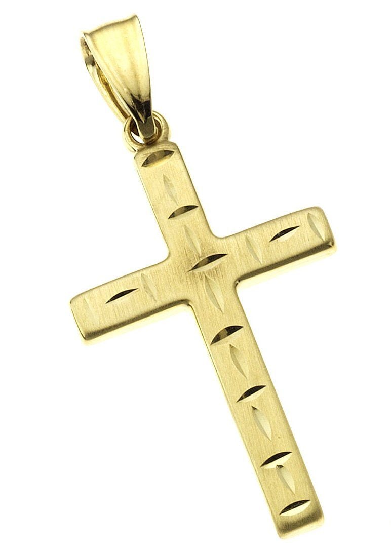 Firetti Kreuzanhänger »Schmuck Geschenk Gold 3...