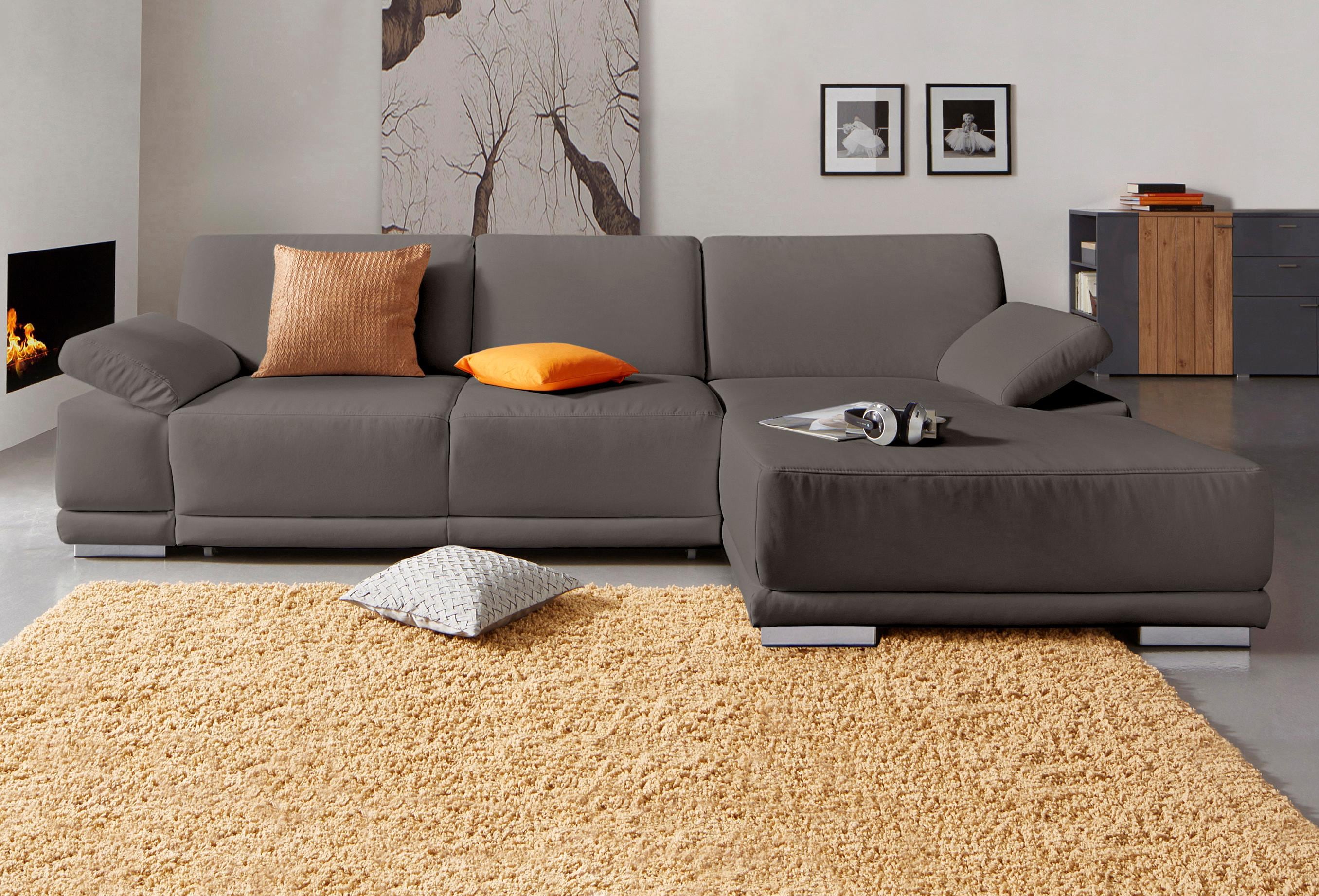 sit&more Ecksofa "Coria L-Form" mit XL-Recamiere, wahlweise mit Schlaffunktion