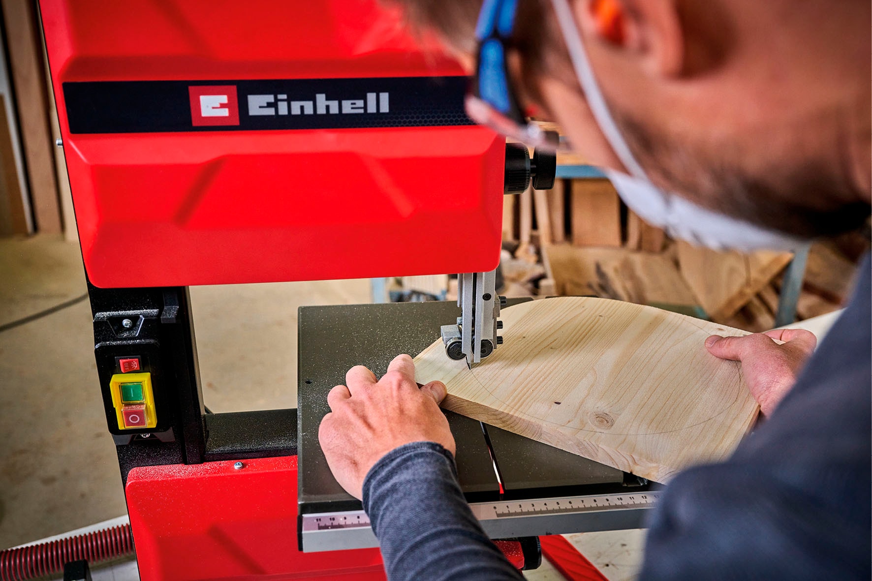 Einhell Bandsäge »TC-SB 245 L«, 400 Watt, stufenlos verstellbarer Winkelanschlag