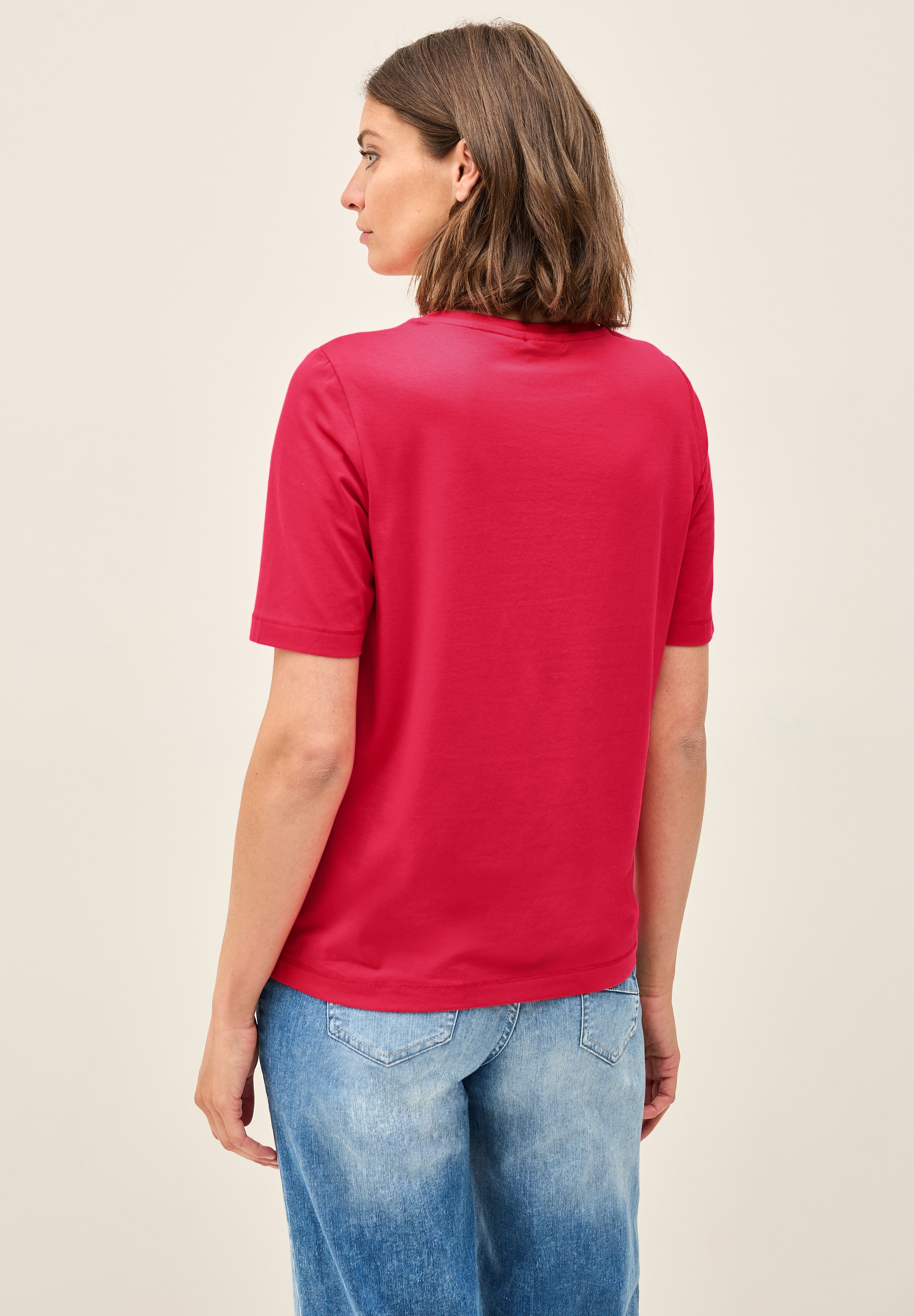 Cecil T-Shirt, im soften Baumwoll-Mix