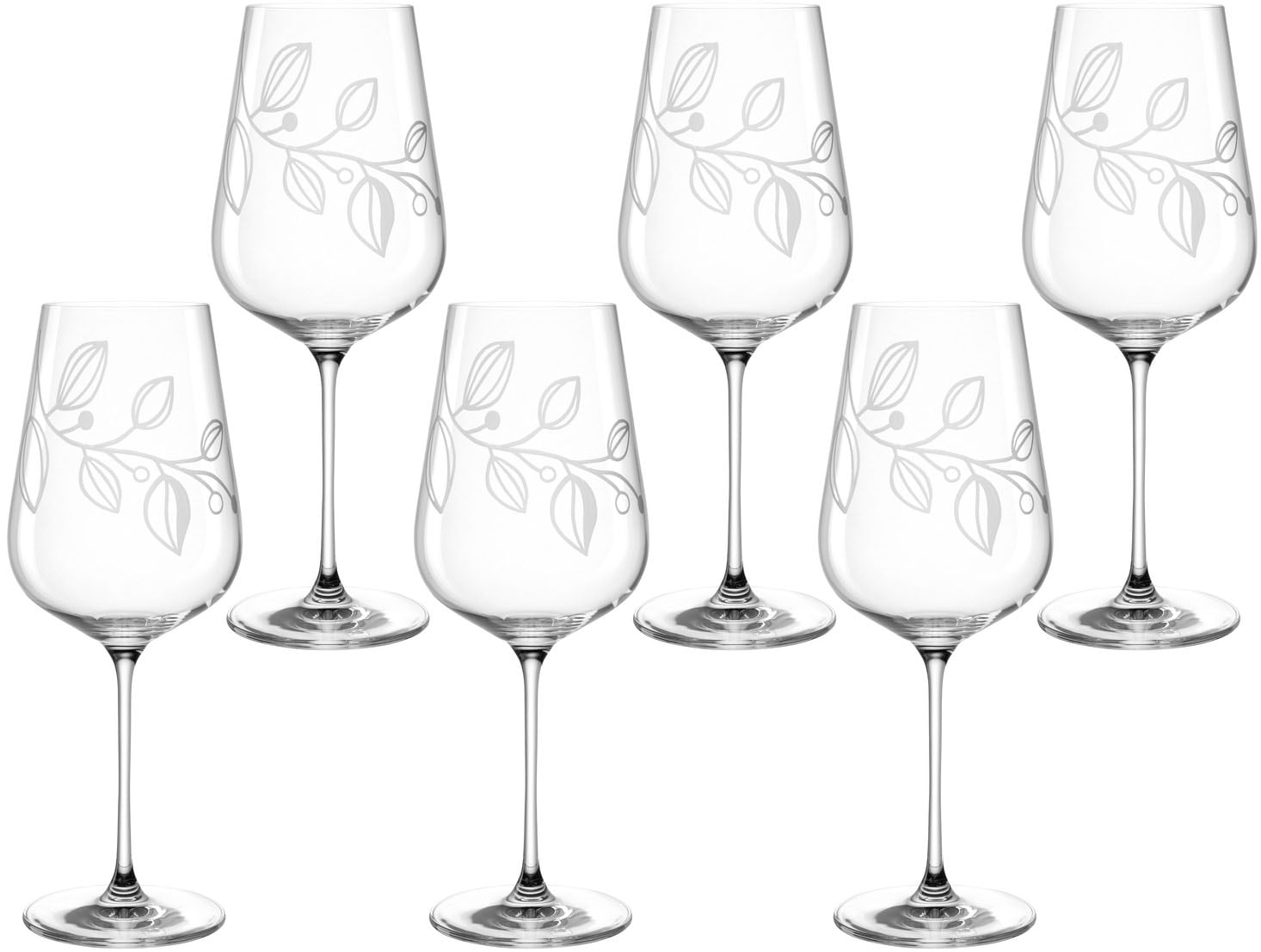 LEONARDO Rotweinglas "BOCCIO", (Set, 6 tlg.), 740 ml, 6-teilig