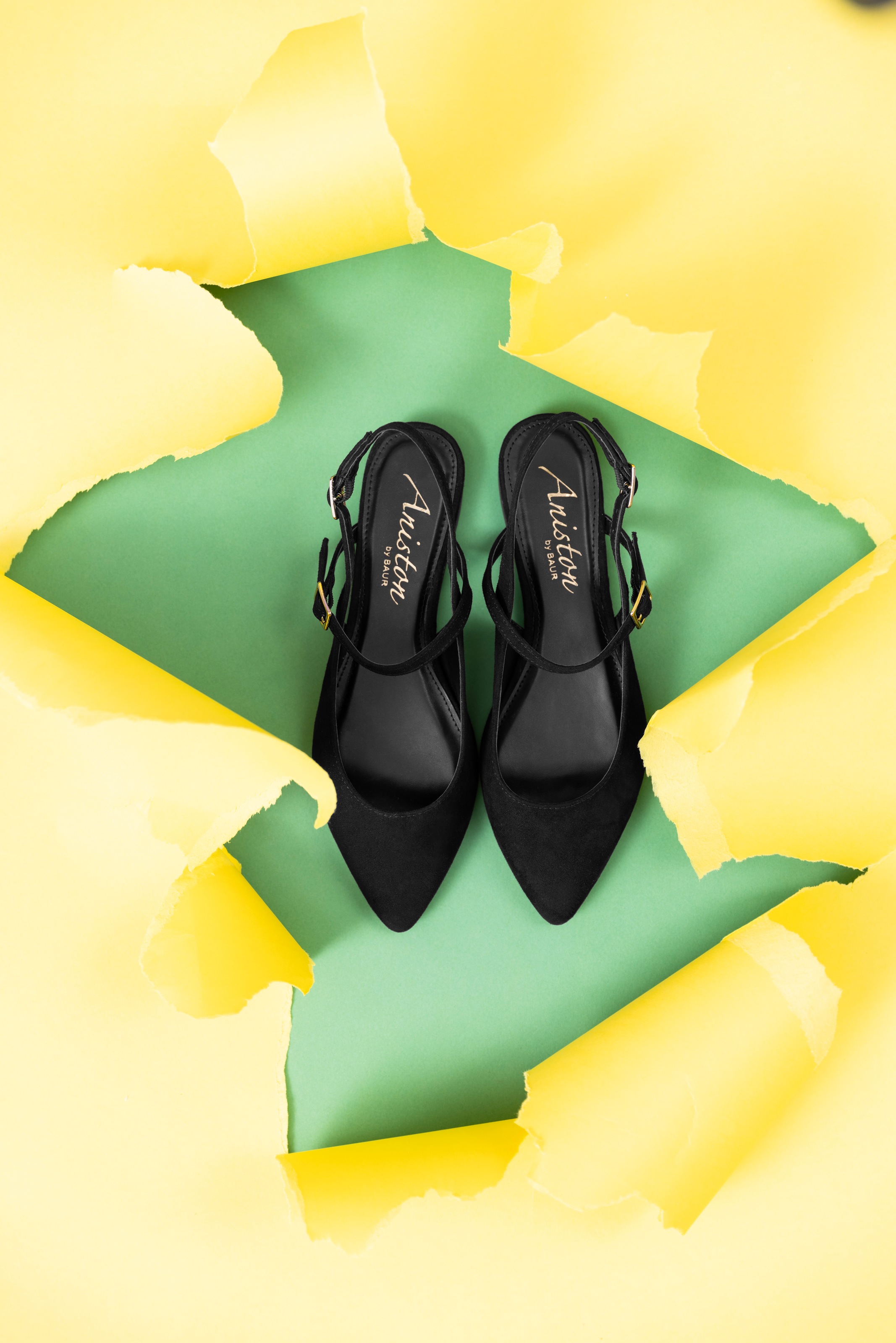 Aniston SHOES Slingpumps, Flat, Sommerschuh, Riemchensandale - neue KOLLEKT günstig online kaufen