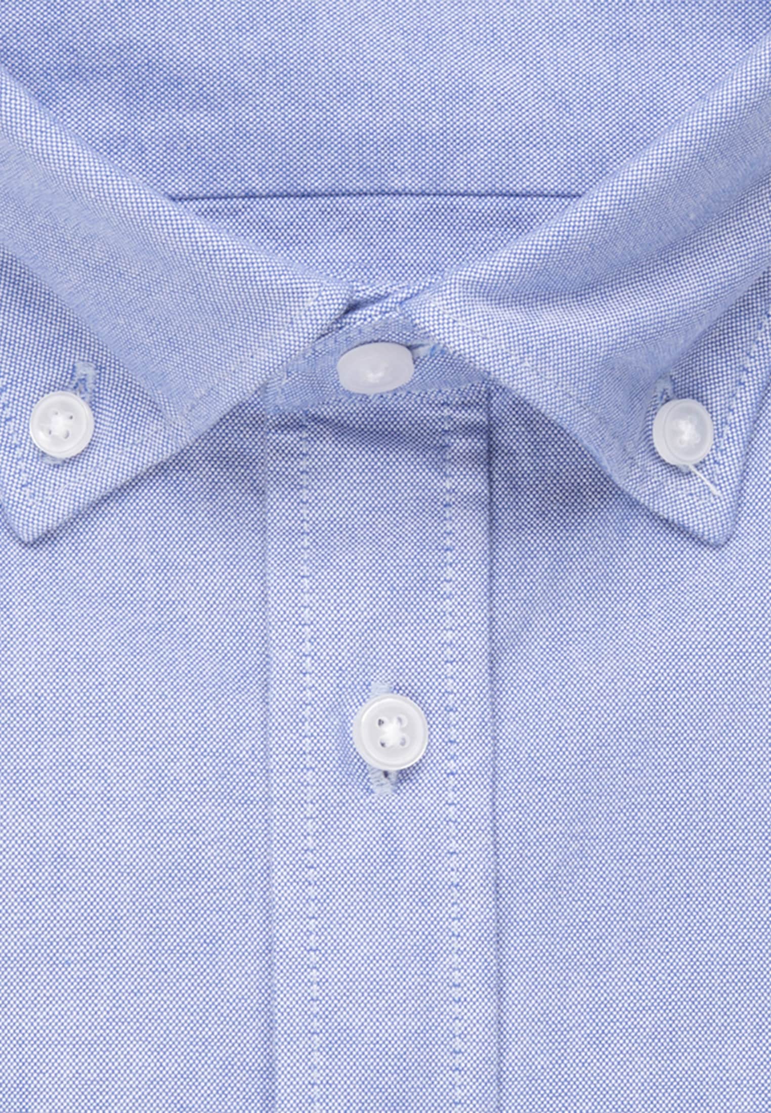 seidensticker Businesshemd »Slim«, Slim Langarm Button-Down-Kragen Uni
