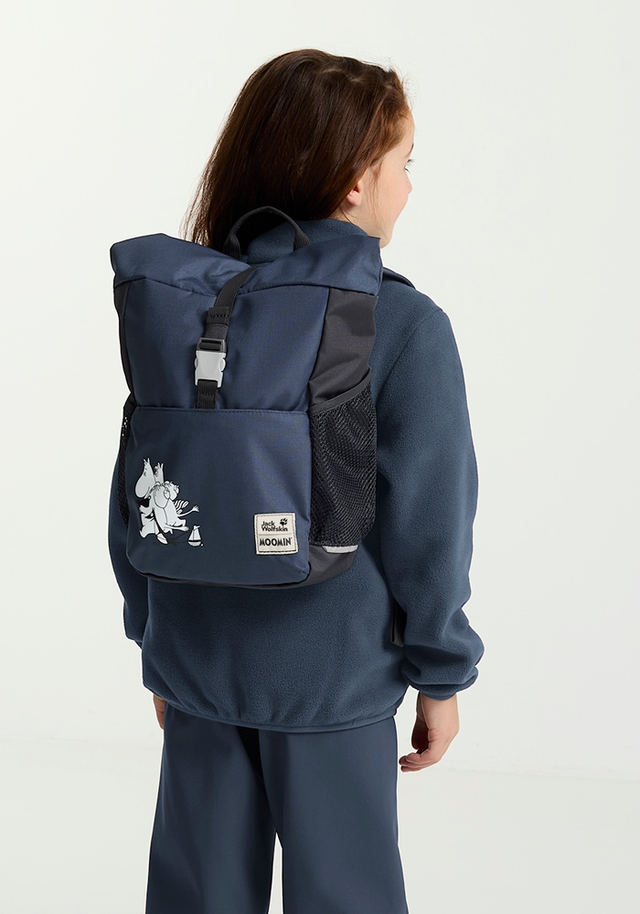 JACK WOLFSKIN Kinderrucksack "MOOMIN - ISLAND MINI 10", onesize, blau, Rucksäcke