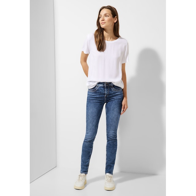 STREET ONE Slim-fit-Jeans, High Waist für bestellen | BAUR
