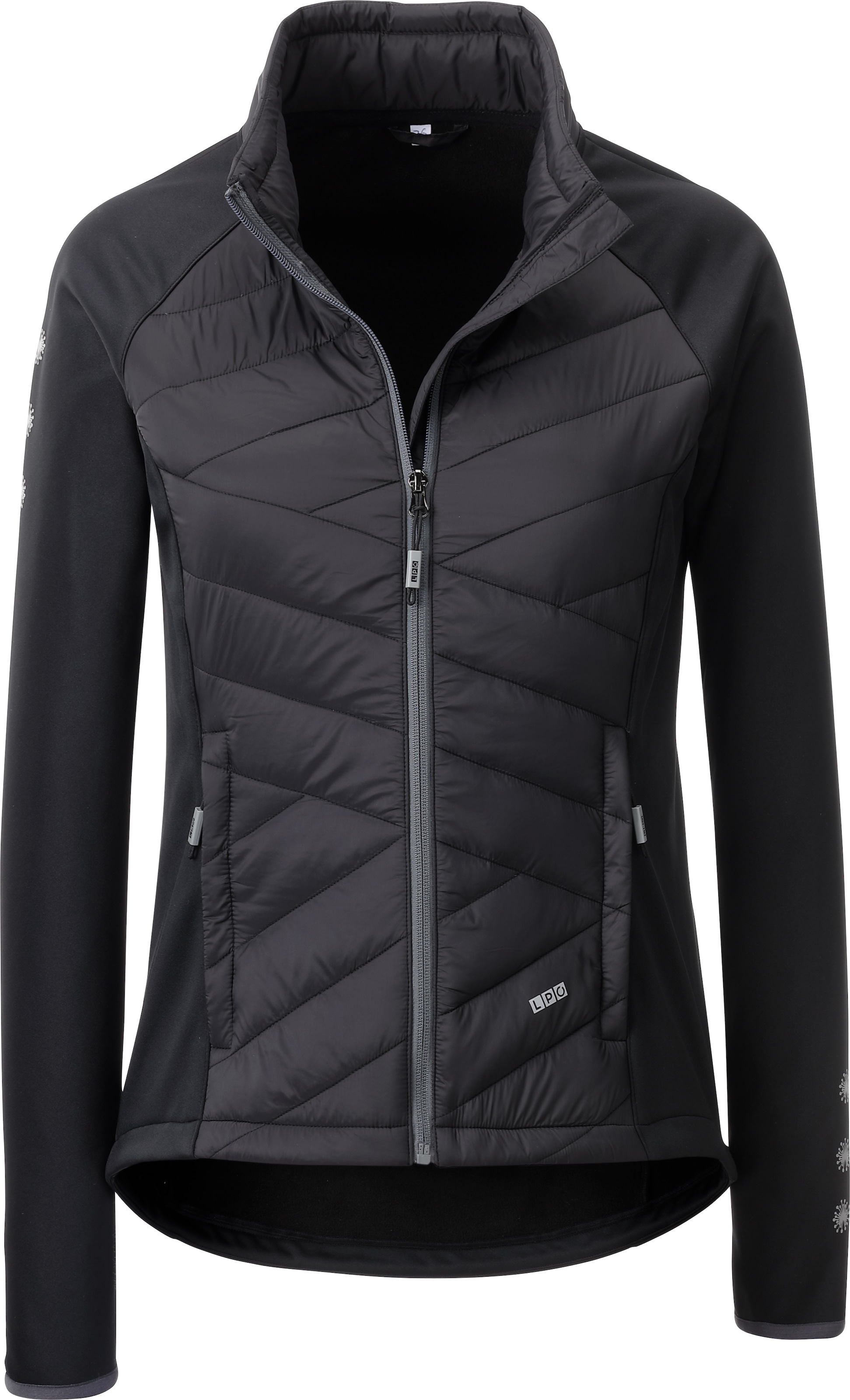 LPO Fleecejacke "EDINA II WOMEN", weiche Hybrid-Fleecejacke in traditioneller Optik