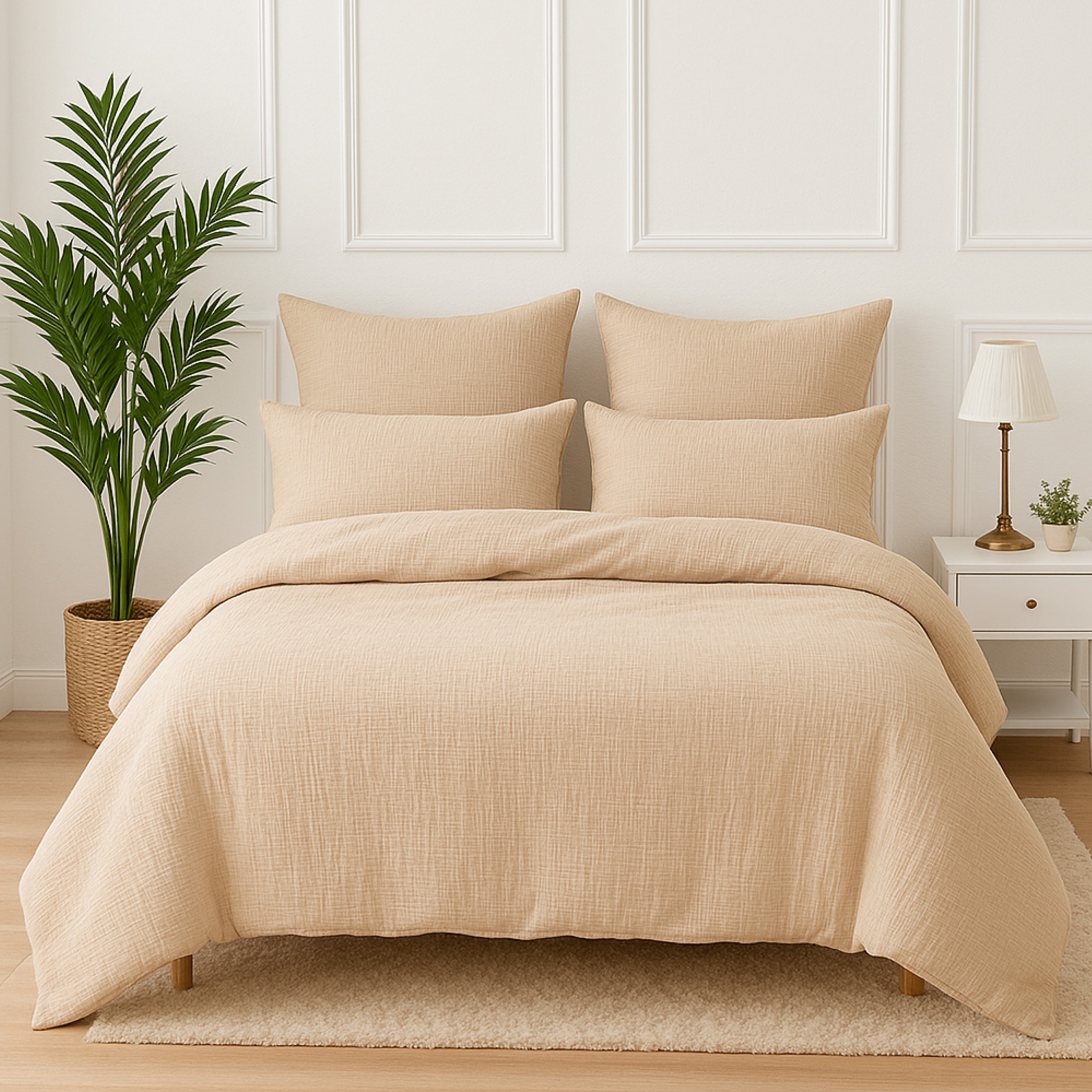 Wolkenfeld Bettwäsche "Wolkenfeld Premium Musselin mit Reißverschluss" 4 tl günstig online kaufen