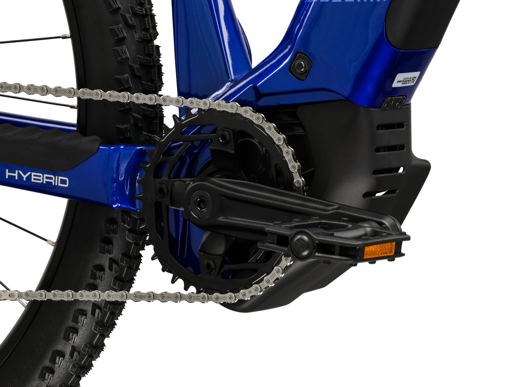 Kross »Influx Hybrid 4.0 21,3Ah / Bosch 800 Wh 29" blau 12 Gänge 2026« 12 Gang Shimano DEORE M6100 Schaltwerk Kettenschaltung Mittelmotor 250 W BOSCH PERFORMANCE LINE CX 36 V/250 W, Mittelmotor