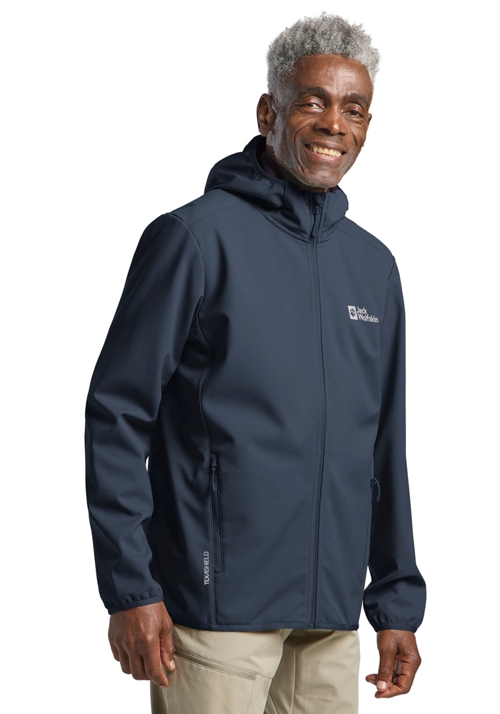 Jack Wolfskin Softshelljacke "BORNBERG HOODY M" mitKapuze günstig online kaufen