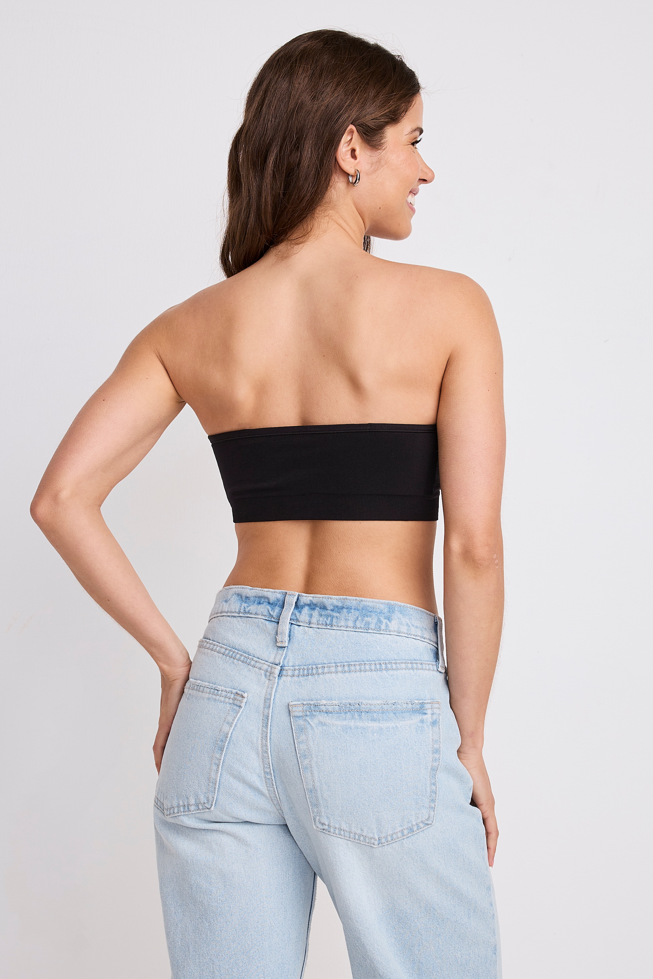 Jockey Bügelloser BH »SEAMFREE MULTIWAY BANDEAU BRA«, Abnehmbare Träger, Breites Unterbrustband