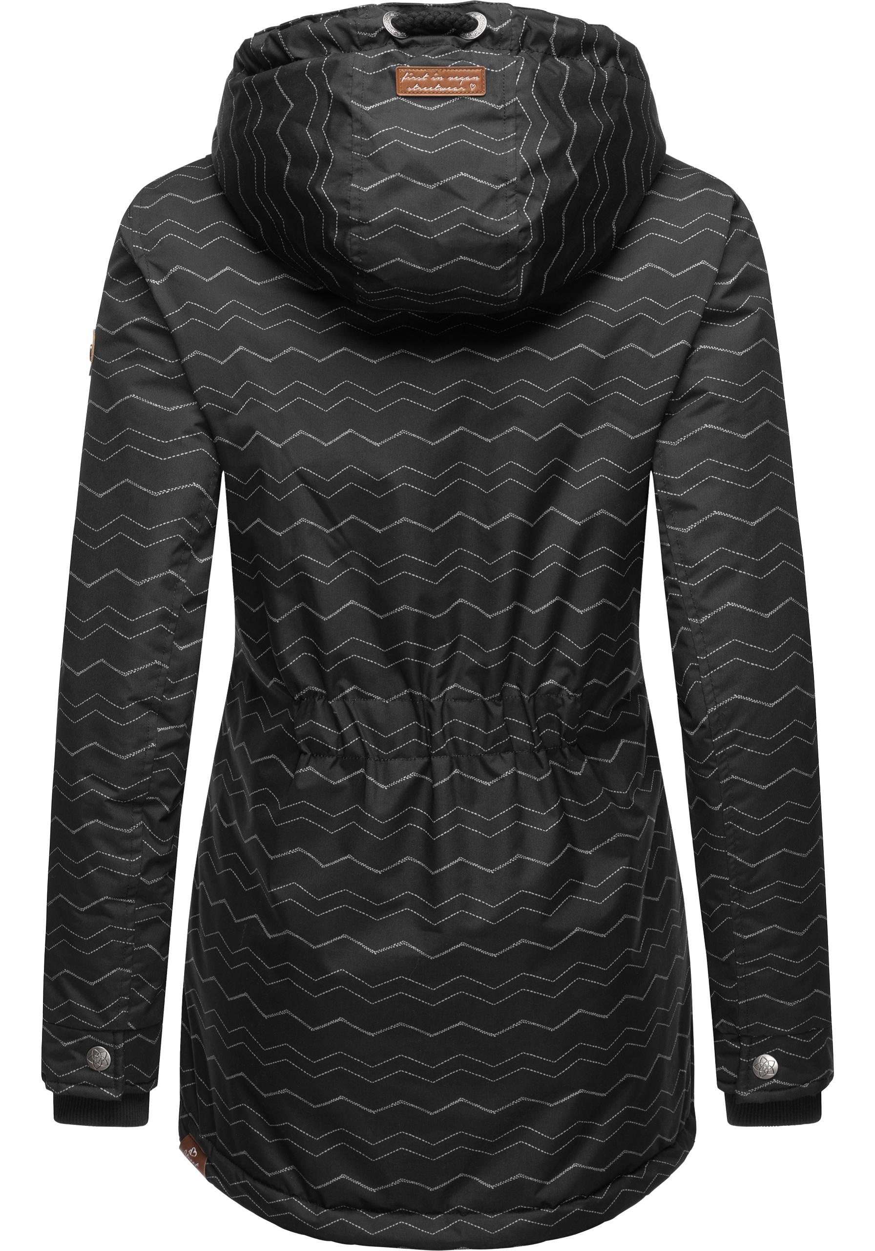 Ragwear Winterjacke »Zuzka Winter«, mit Kapuze, Wasserdichter Winterparka mit Teddyfleece Innenfutter