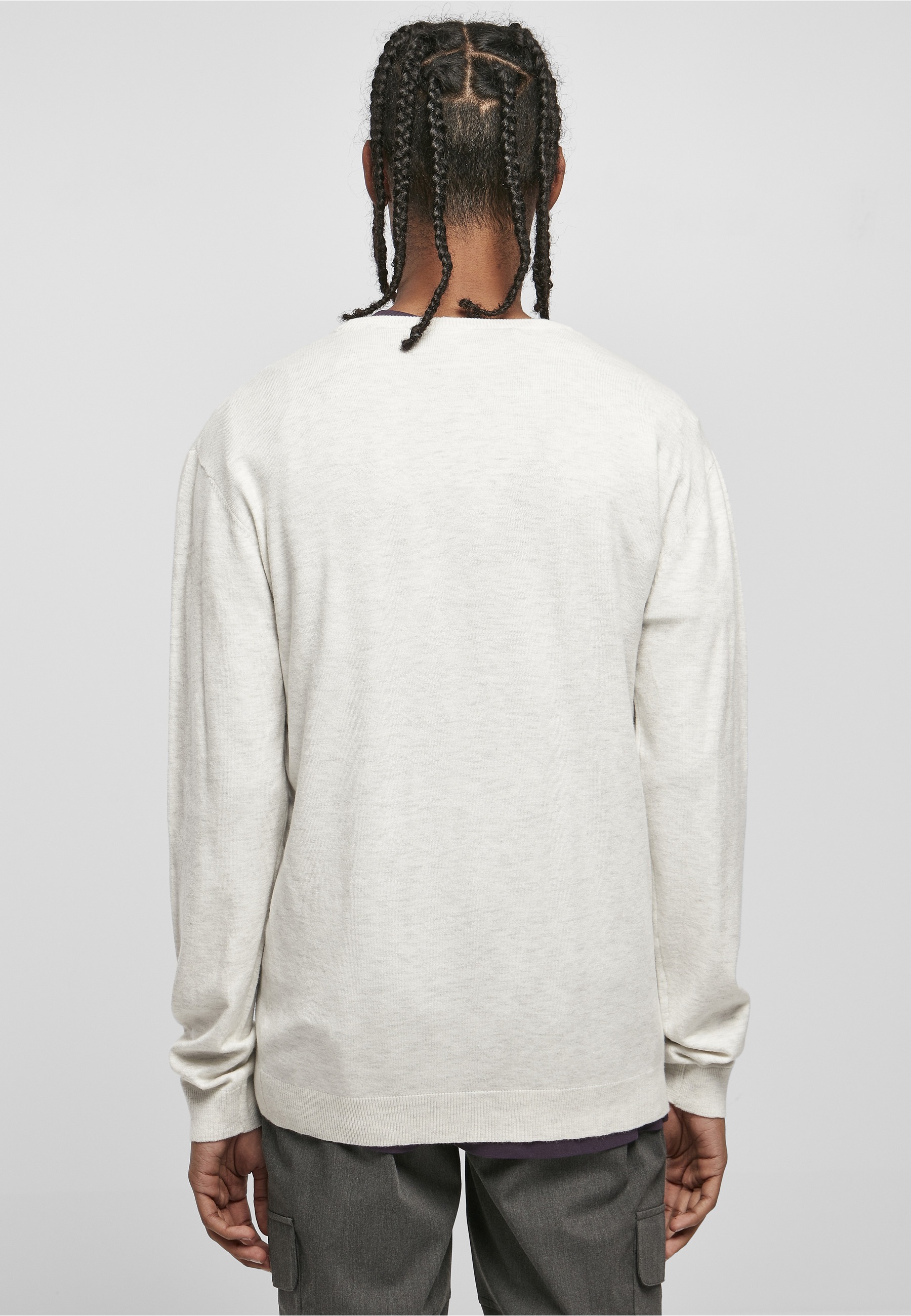 URBAN CLASSICS Rundhalspullover »Urban Classics Herren Eco Mix Sweater« 1 Stk.