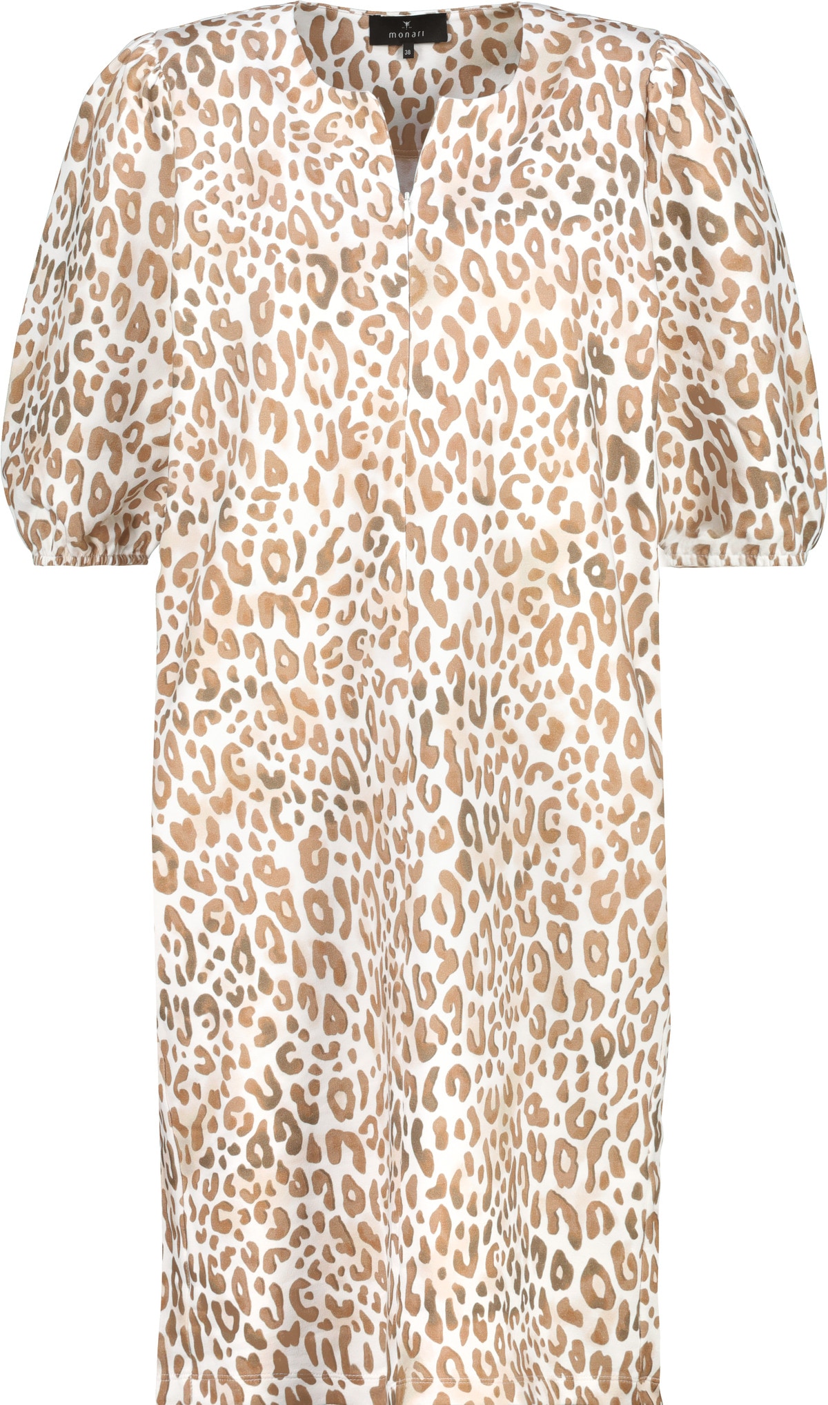 Monari Sommerkleid »Kleid Leo allover«, Mit Rundhalsausschnitt