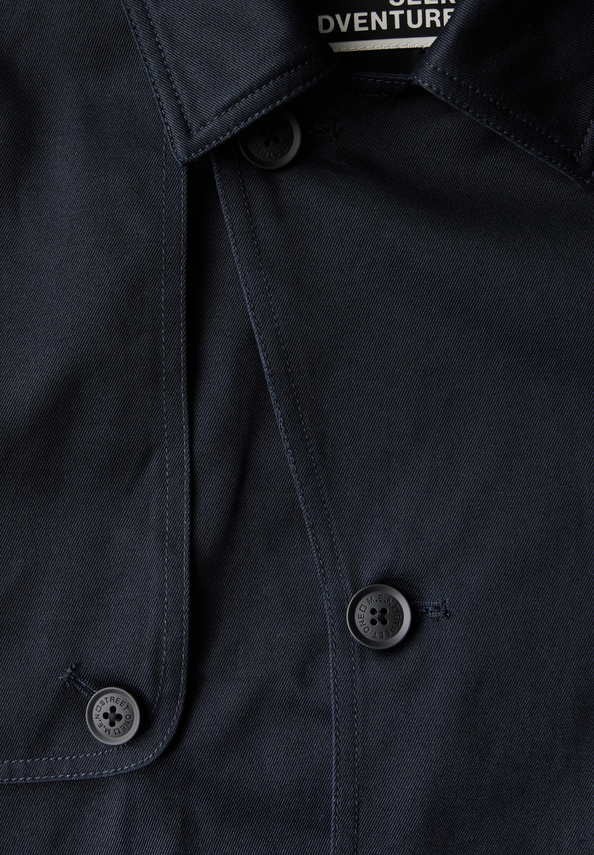 STREET ONE MEN Outdoorjacke, ohne Kapuze, mit Reverskragen