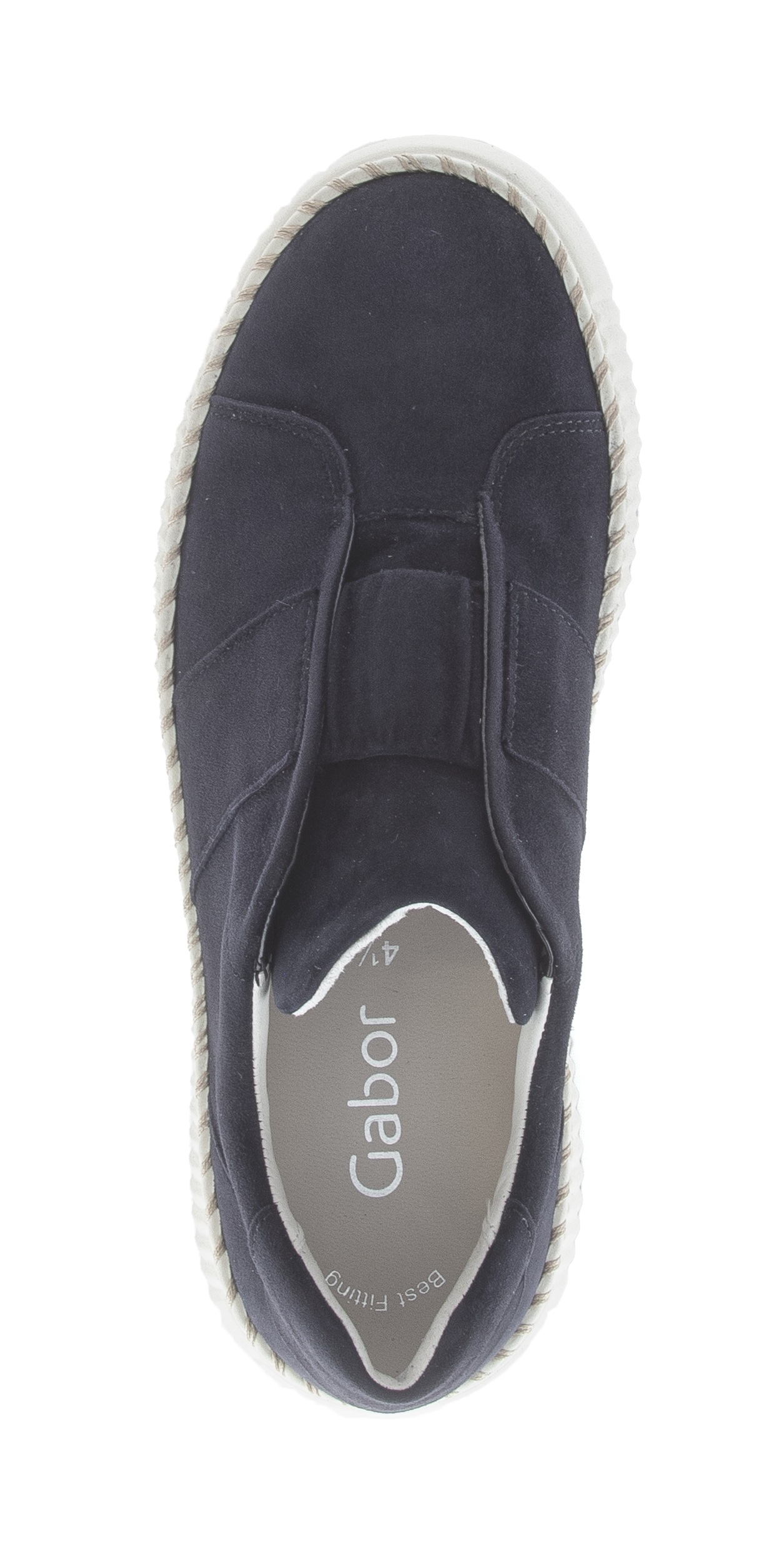 Thumbnail - Gabor Plateausneaker, Freizeitschuh, Halbschuh, Slipper mit Gummizug-Band über dem Rist