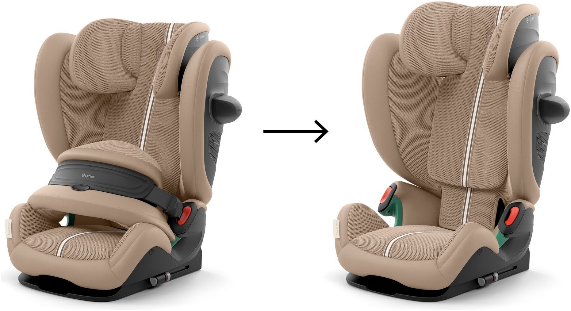 Cybex Autokindersitz »Cybex Gold, Pallas G2 Plus«, Plus Bezug mit Mesh-Einsätzen