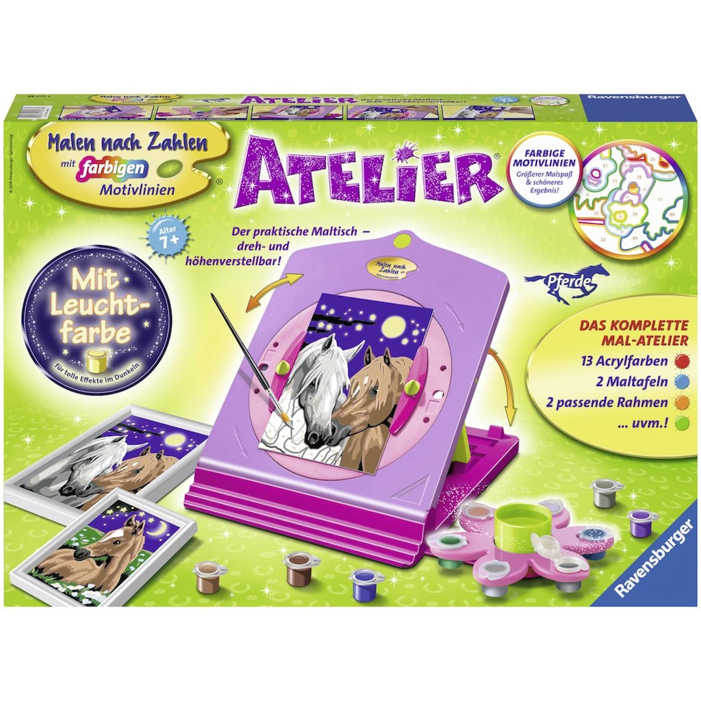 Ravensburger Malen nach Zahlen »Atelier Pferde«