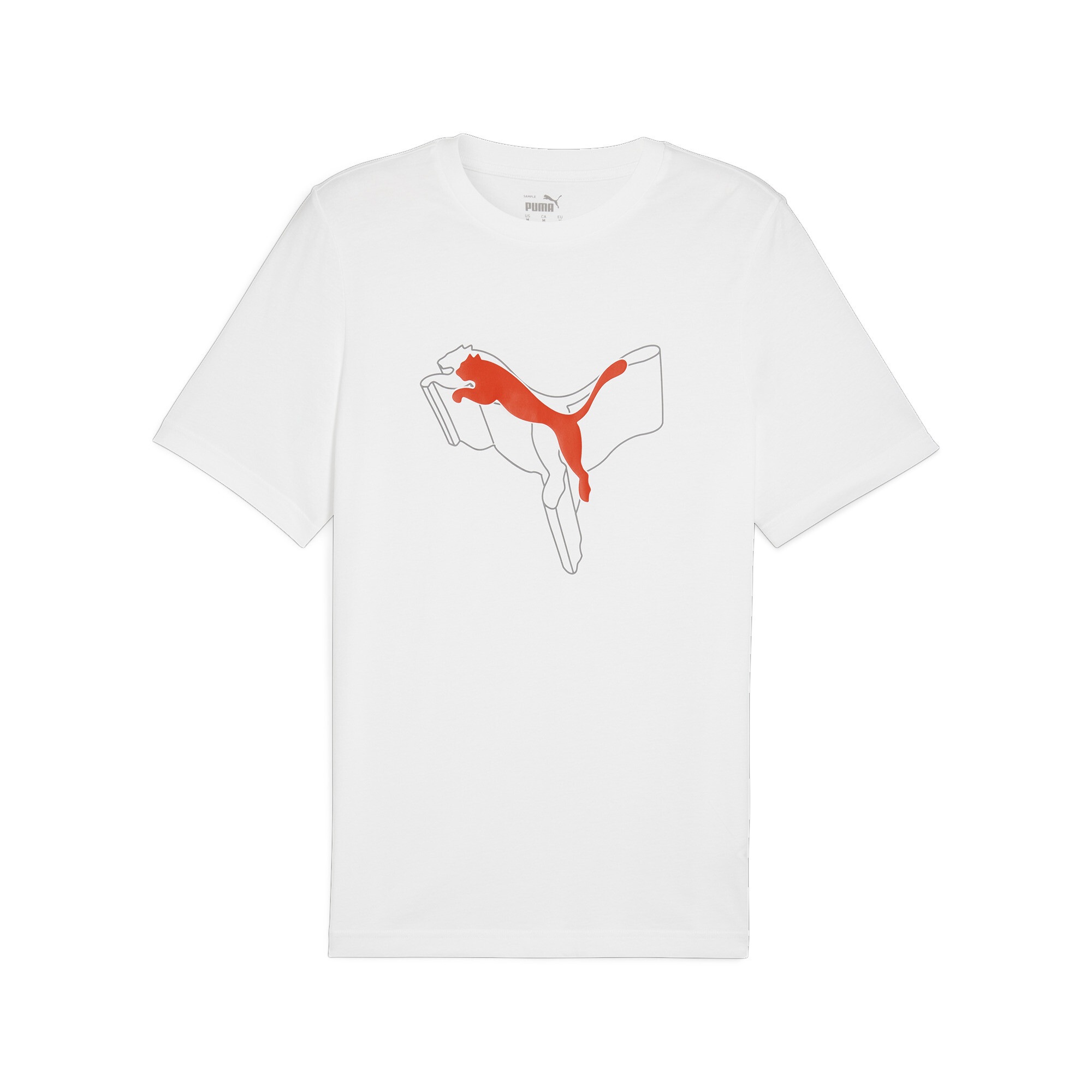 PUMA T-Shirt »ESS+ LOGO LAB CAT TEE«