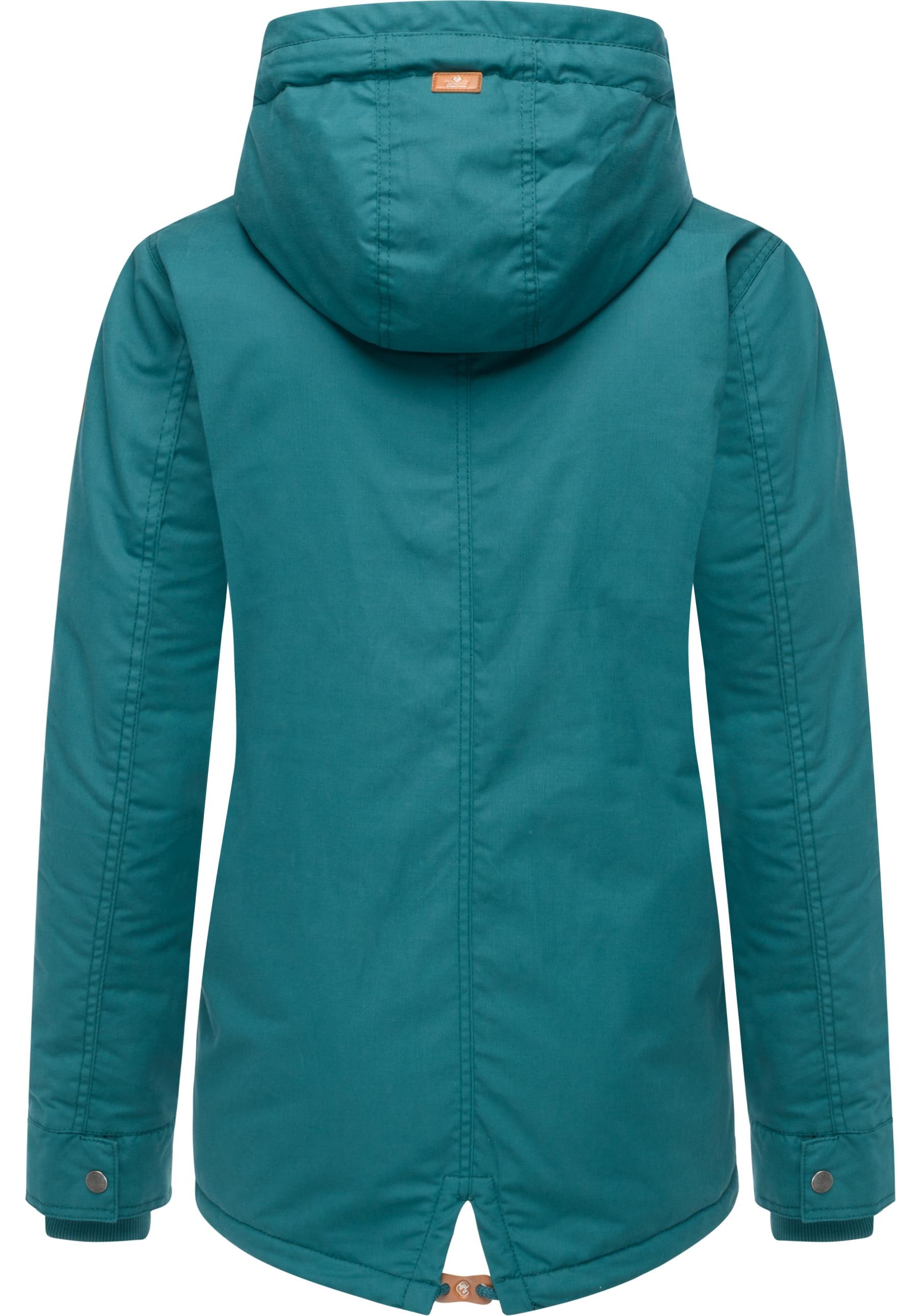 Ragwear Winterjacke »Parkker Warm YOUMODO«, mit Kapuze, Winter Parka mit kuscheligem Teddy-Innenfutter