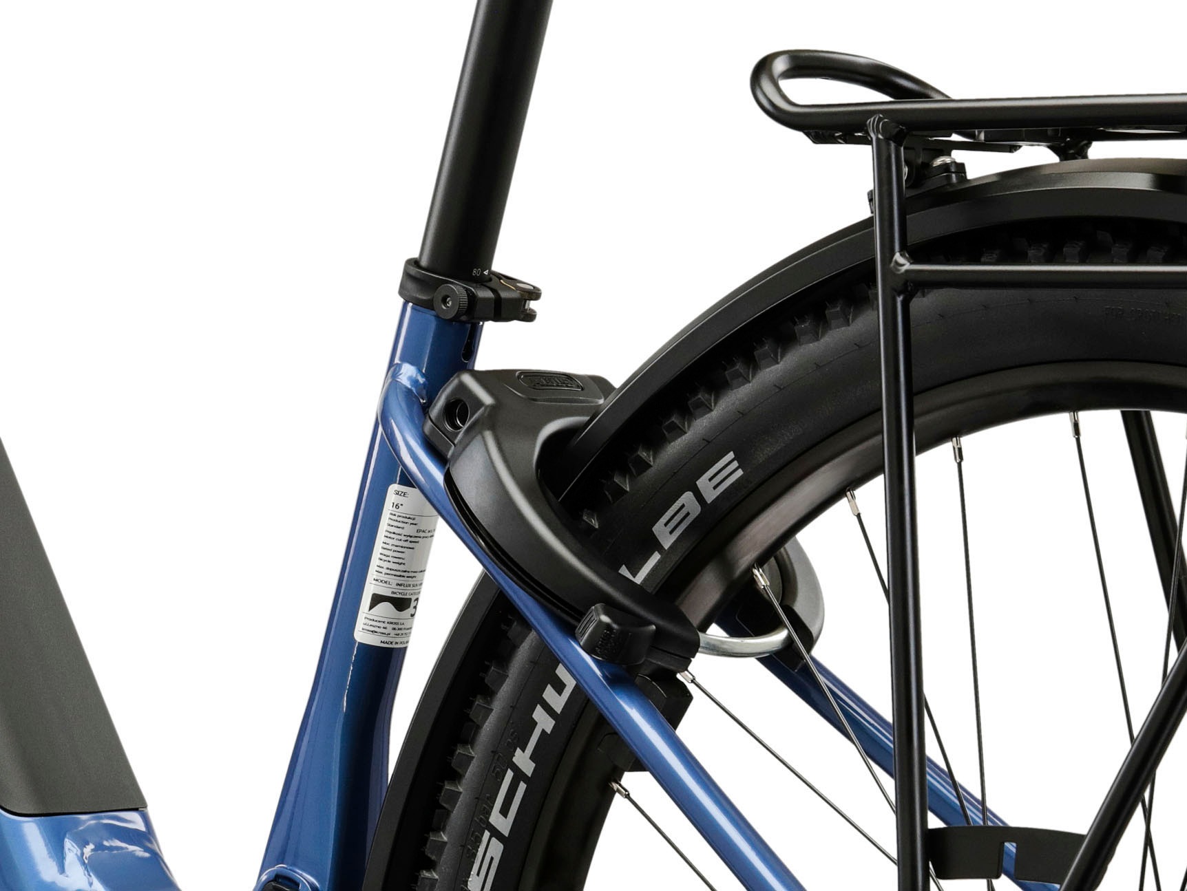 Kross »Influx Hybrid SUV 2.0 16,7Ah / BOSCH 600 Wh 29" blau 9 Gänge 2026« 9 Gang Shimano CUES U4000 Schaltwerk Kettenschaltung Mittelmotor 250 W BOSCH PERFORMANCE LINE PX Mittelmotor