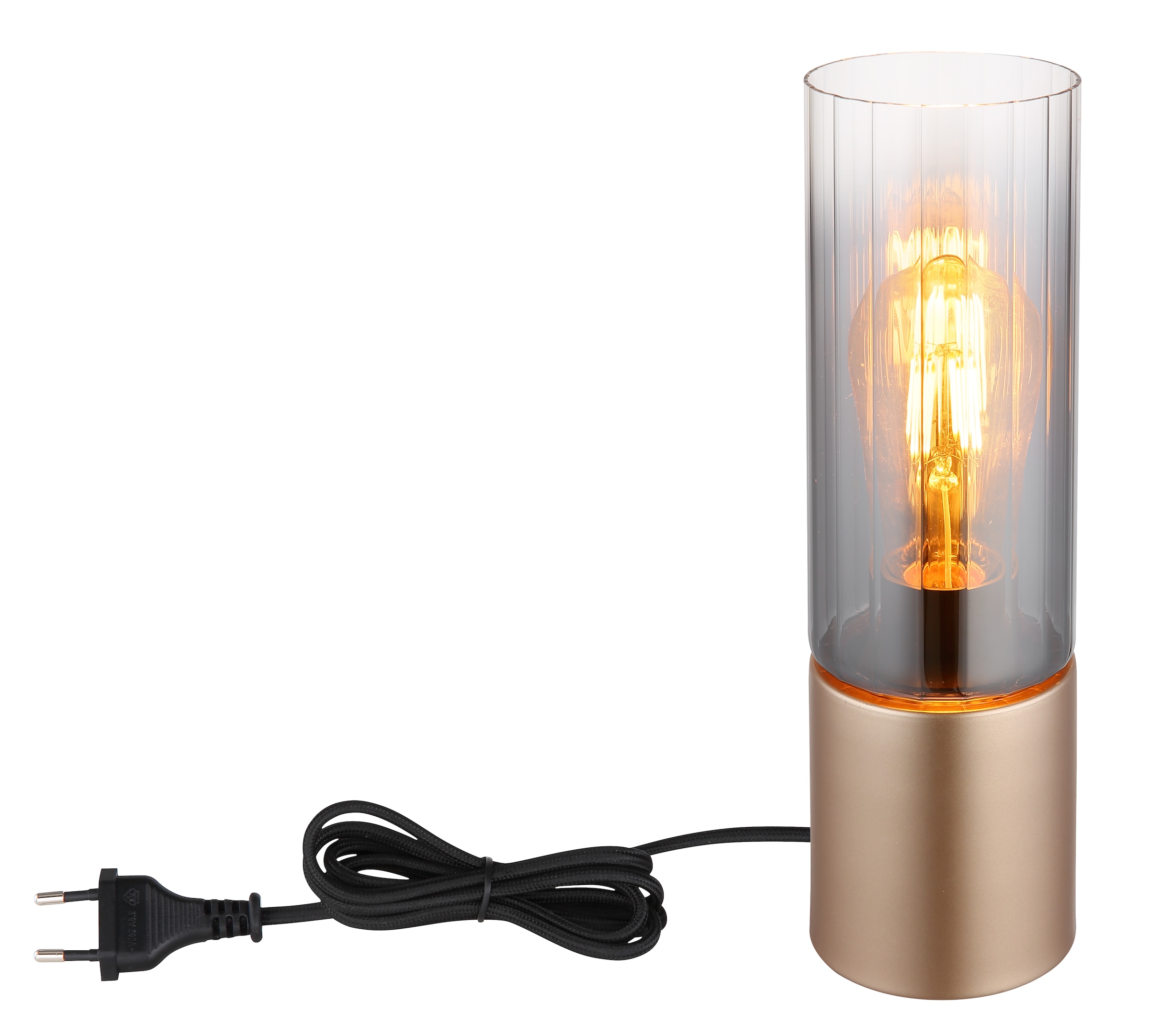 GLOBO LIGHTING Tischleuchte »ANNIKA« E27 1 Stk. Tischlampe Nachttischlampe Deko-Tischleuchte Schlafzimmer