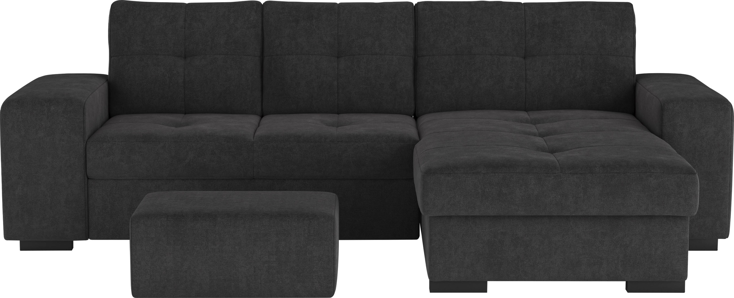 COTTA Ecksofa »Mattina L-Form«, inkl. Hocker, wahlweise mit Bettfunktion und Bettkasten