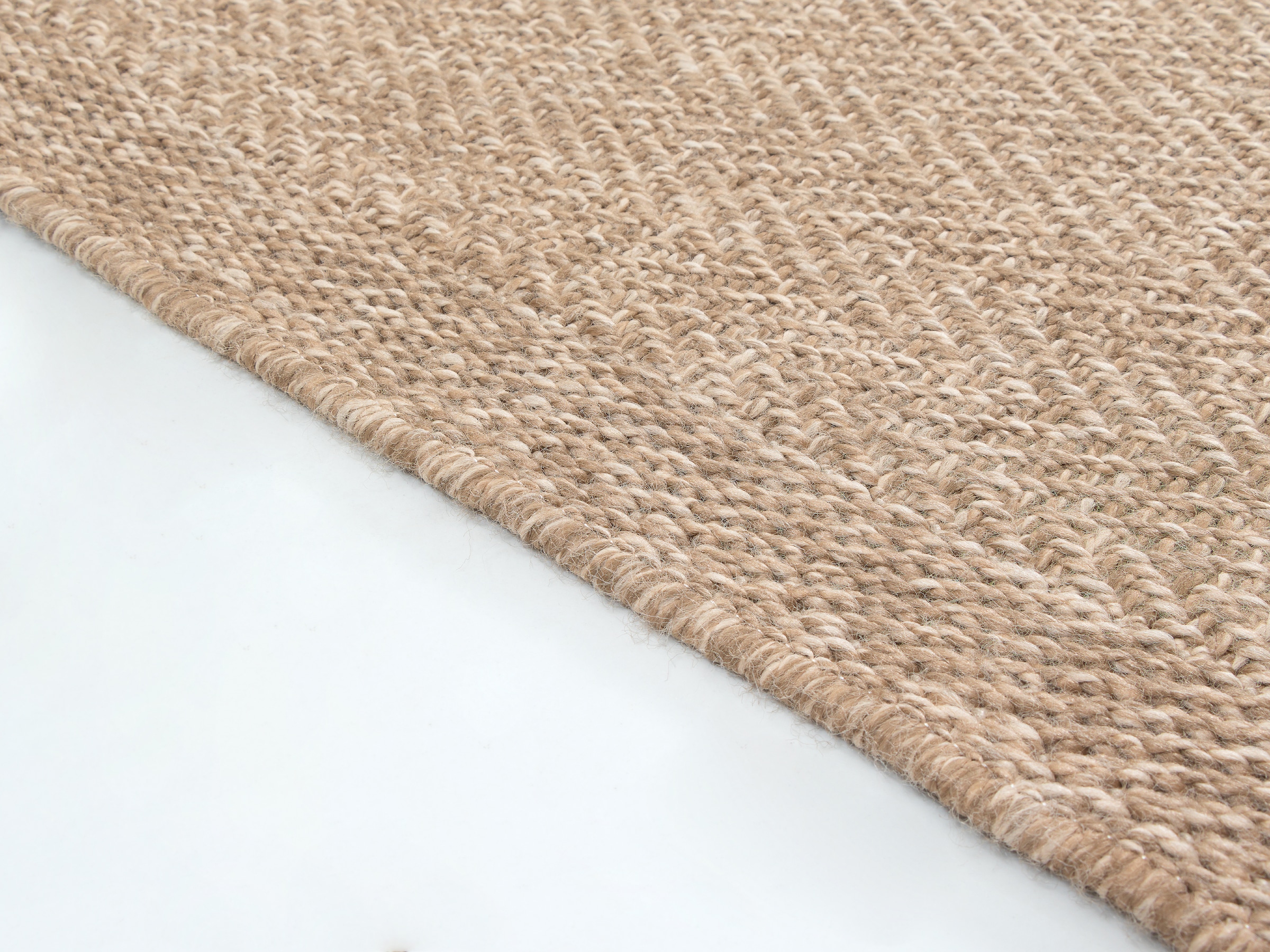 merinos Teppich »Kenzy 8«, rechteckig, 1 mm Höhe, robuster In- und Outdoor Teppich im natürlichen Jute-Look, wetterfest