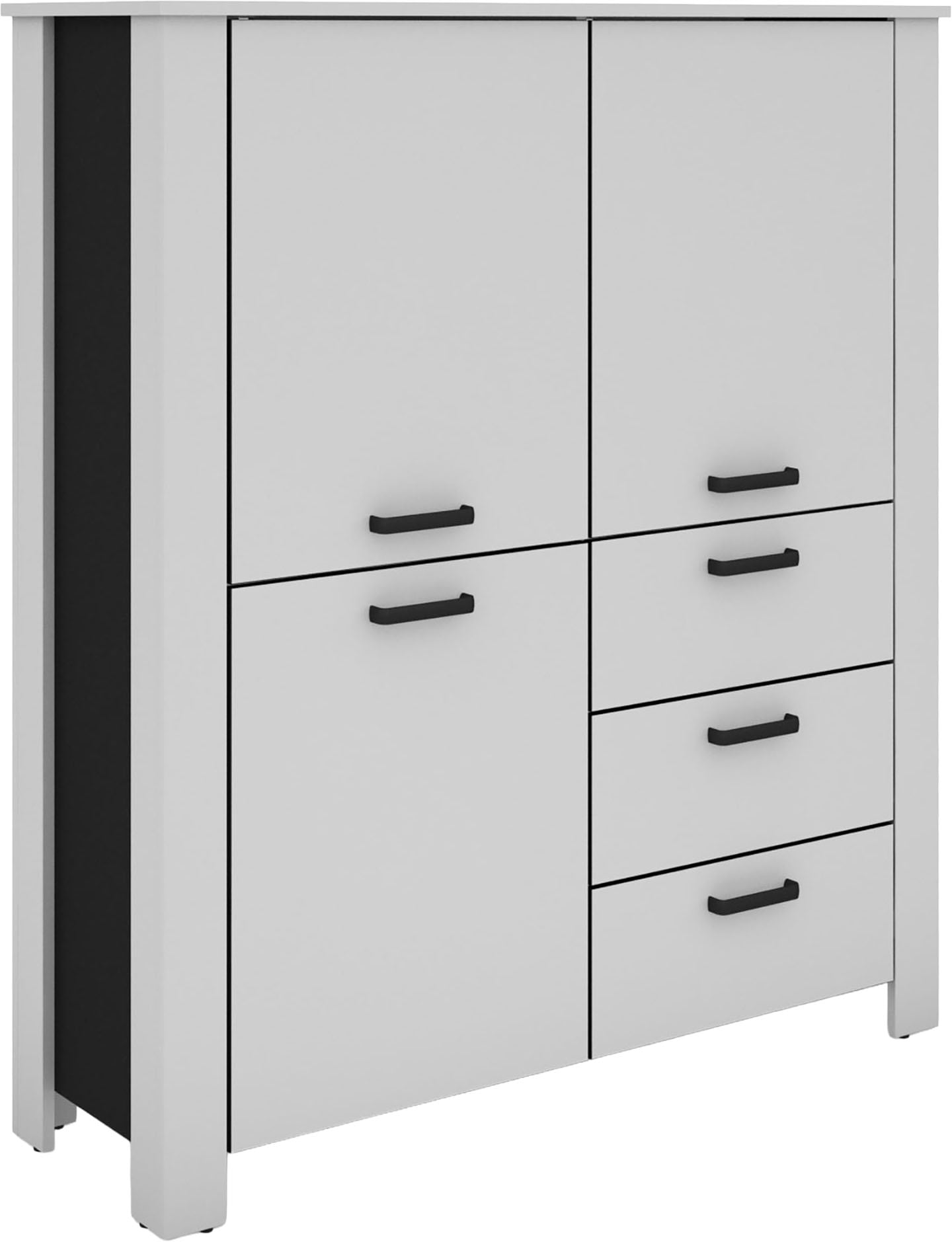 byLIVING Vitrine "Highboard Faro" 1 Stk. tlg. 3 Türen und 3 Schubkästen für günstig online kaufen