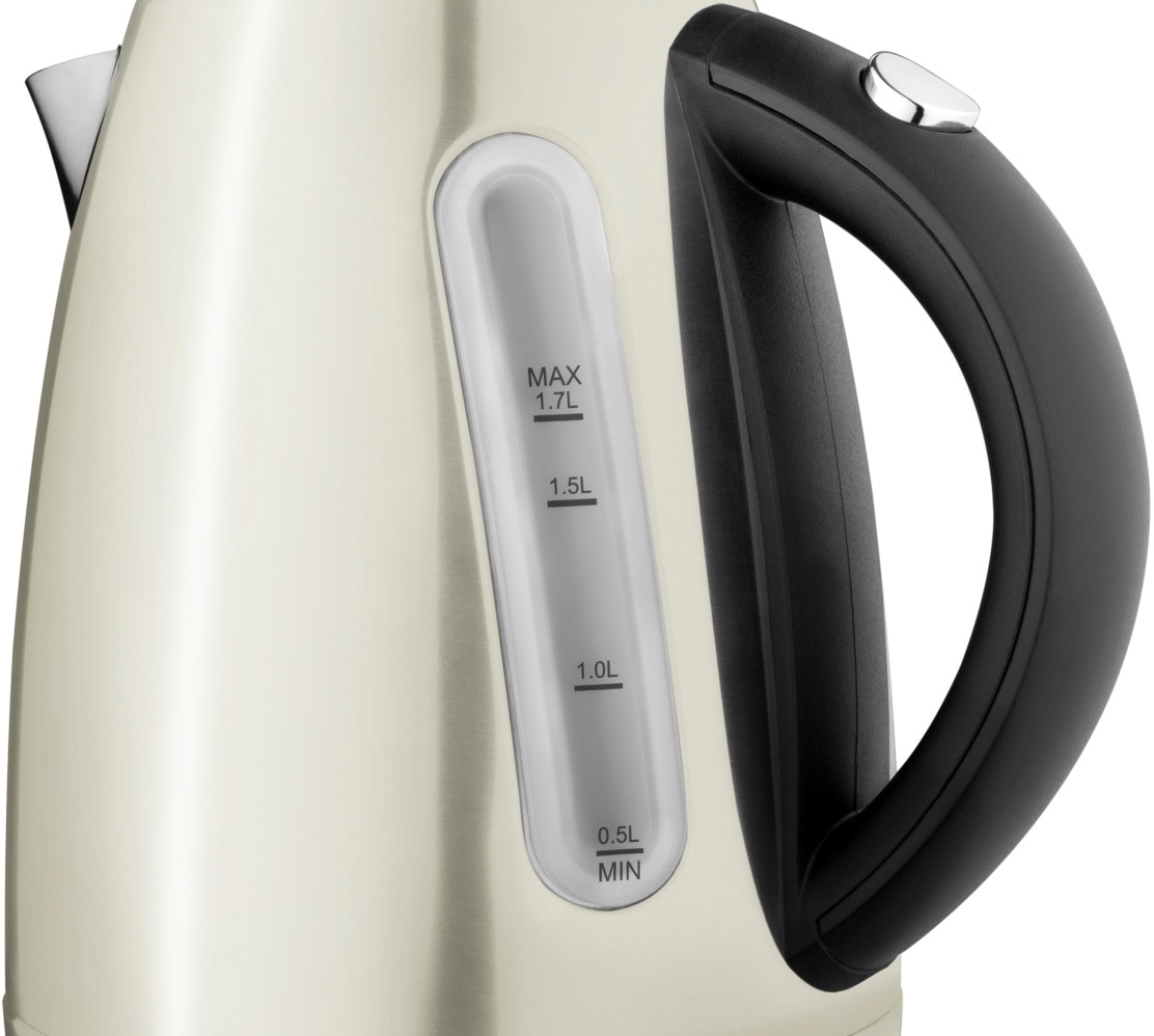 eta Wasserkocher »ELA ETA859890070«, 1,7 l, 2100 W, in Beige aus Edelstahl