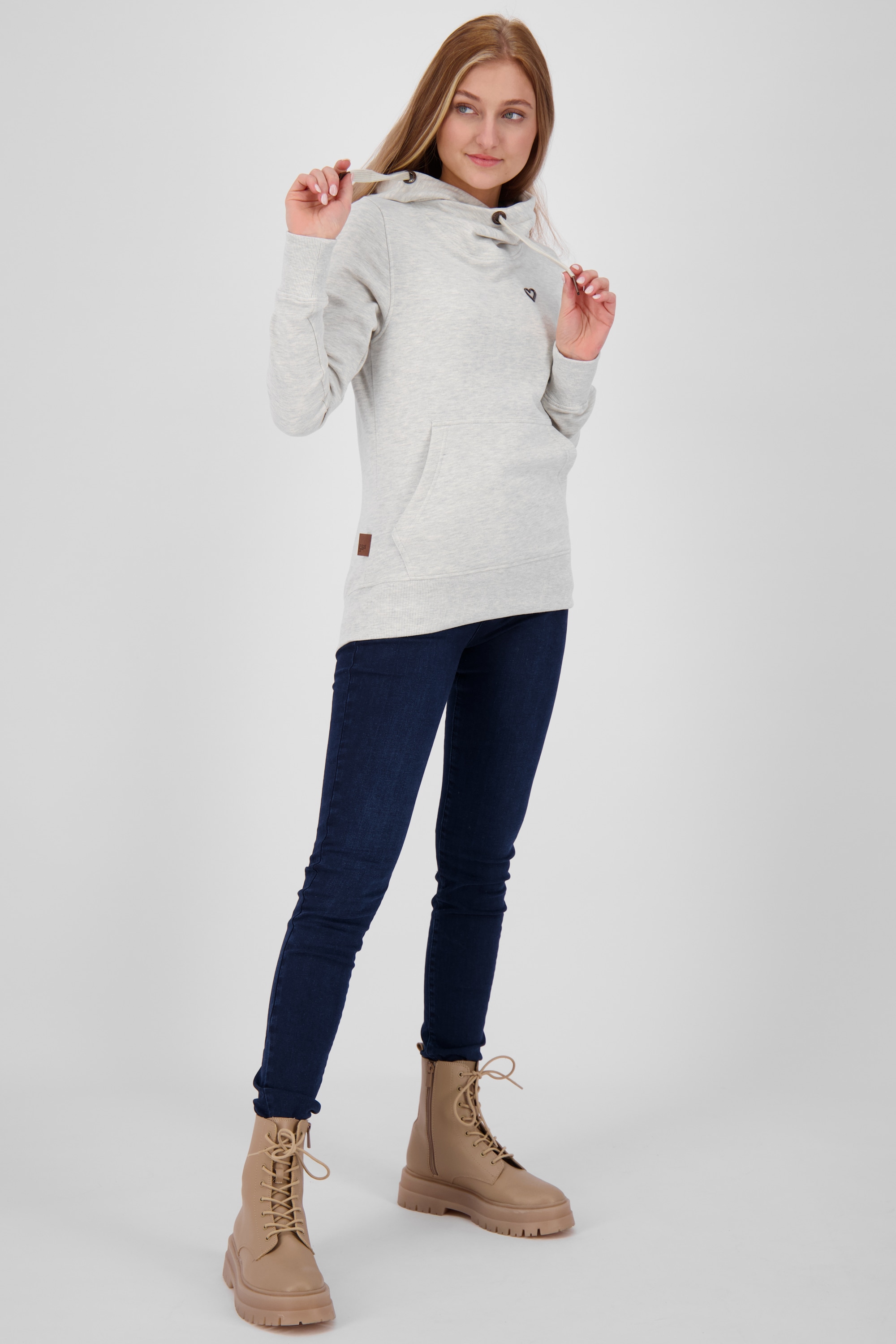 Alife & Kickin Kapuzensweatshirt »Damen SarahAK A«, Hoodie Kapuzenpullover, Sweatshirt mit Kapuze und Kängurutasche