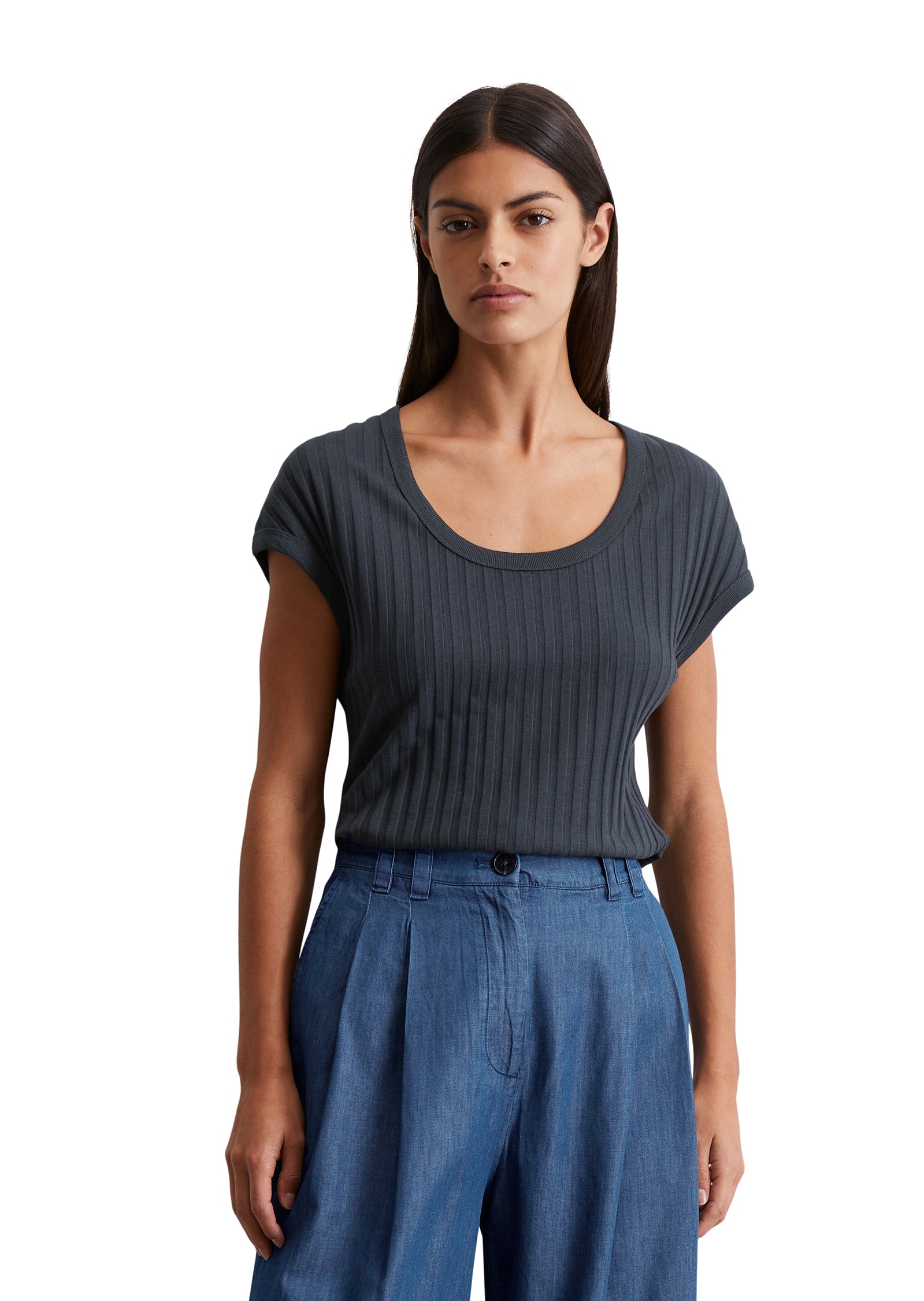 Marc OPolo T-Shirt "aus softem Modal-Organic-Cotton-Mix" günstig online kaufen
