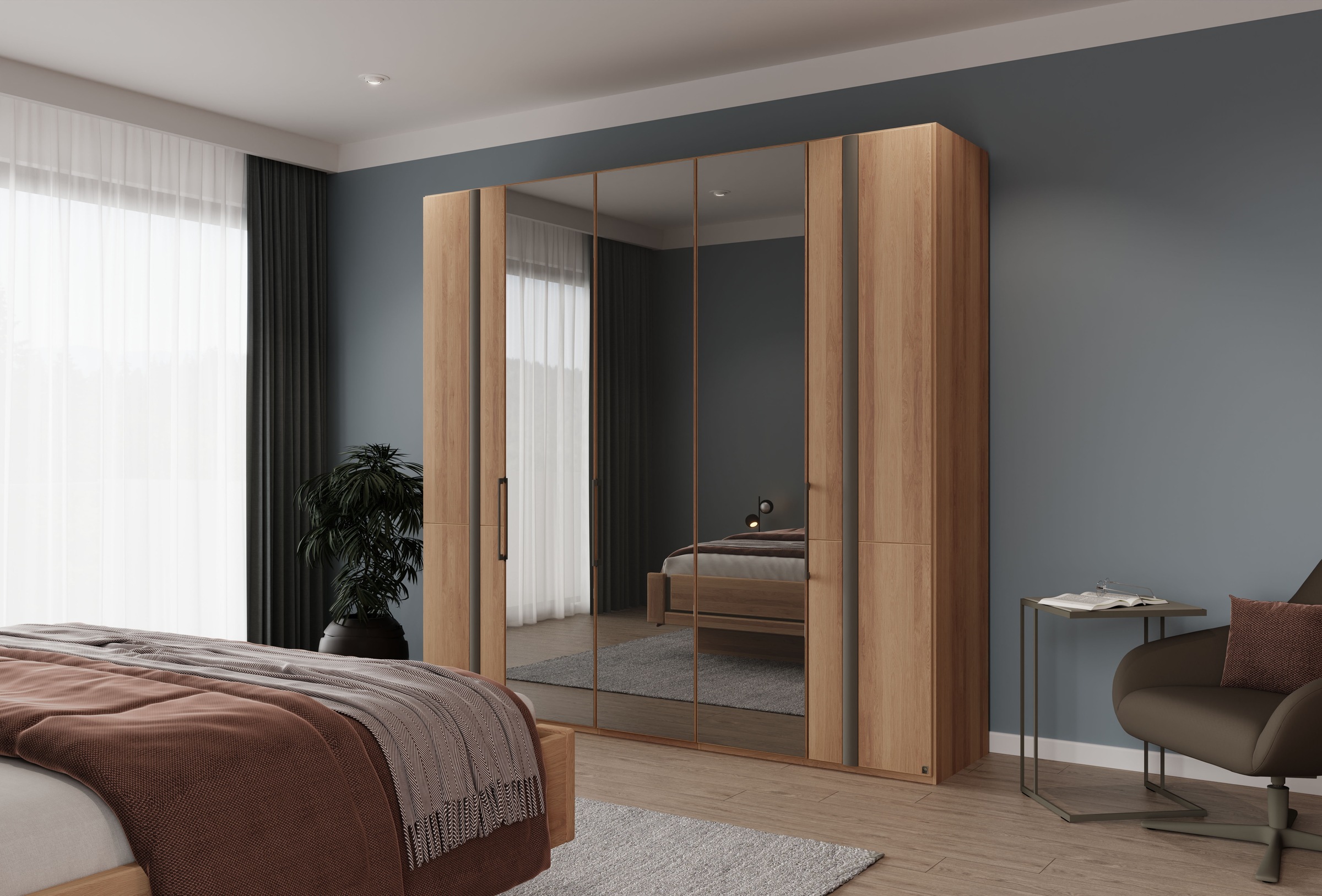 Musterring Kleiderschrank "Sorrent, Kleiderschrank, Schrank, teilmassiv Eic günstig online kaufen