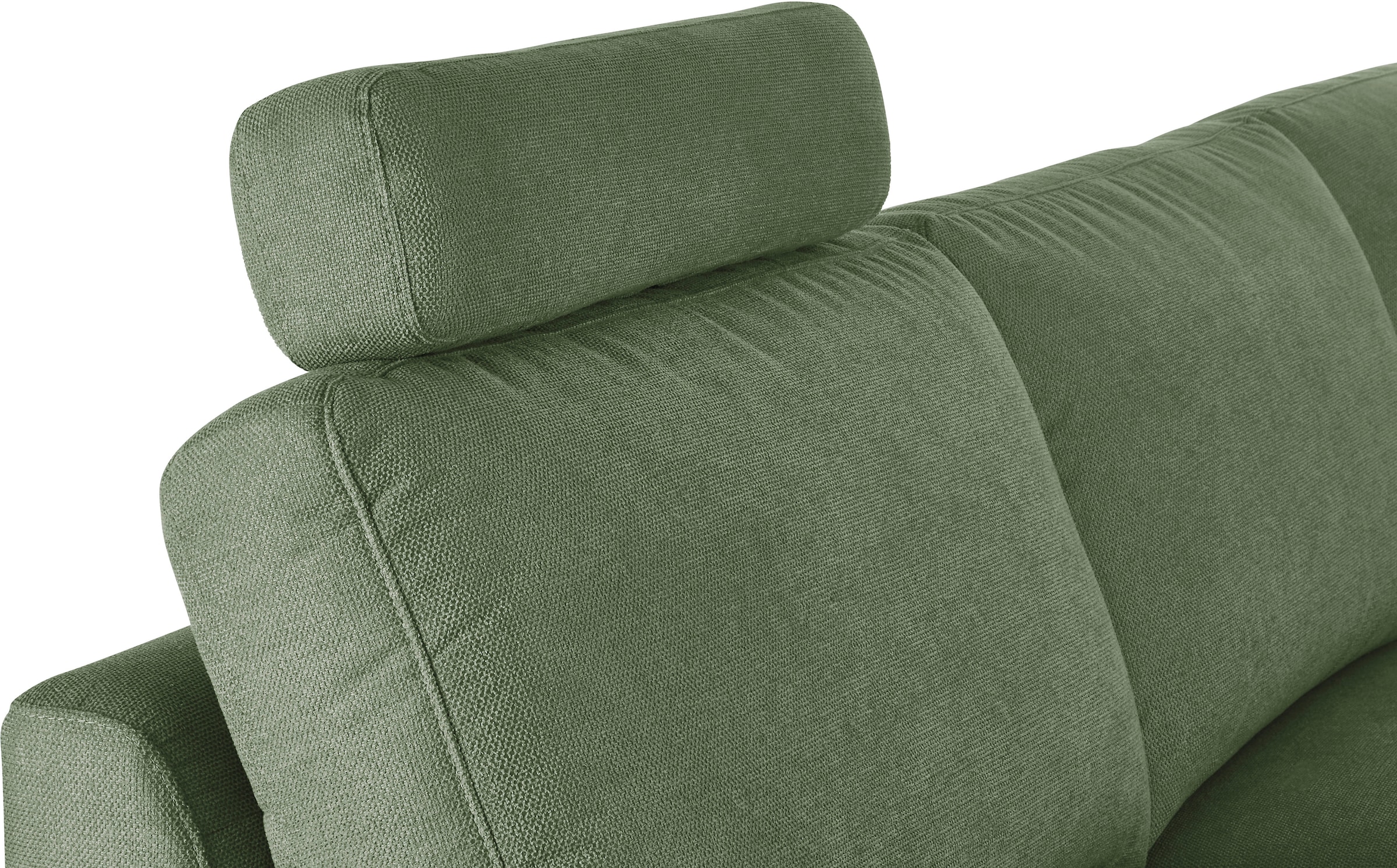 3C Candy Ecksofa »Lecce, wahlweise PUR-Schaumstoff oder Tonnentaschenfederkern«, Bett im 2,5-Sitzer, teilmotorische Schlaffunktion im Longchair, L-Form