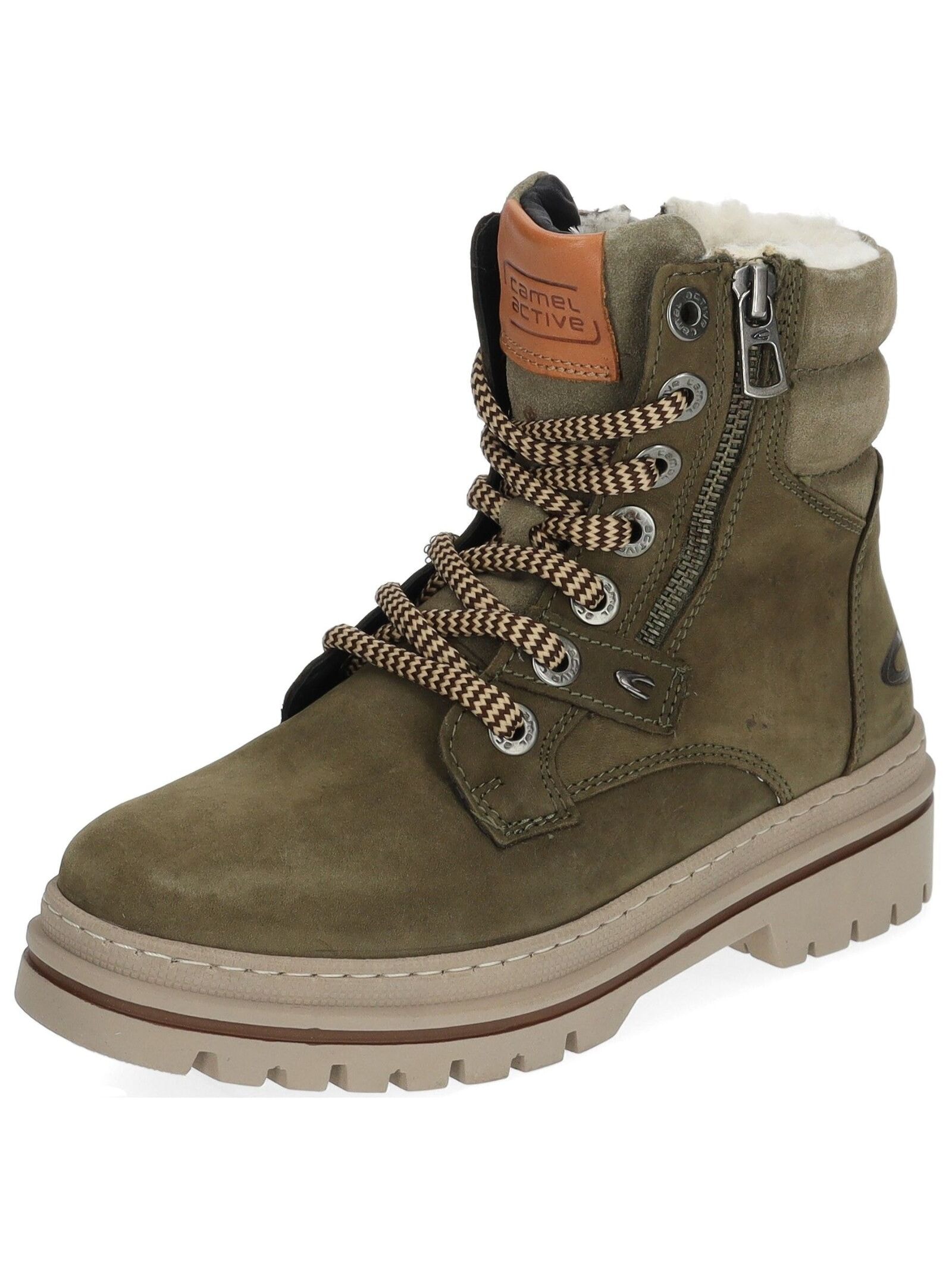 camel active Schnürstiefelette "camel active Stiefelette Leder" günstig online kaufen