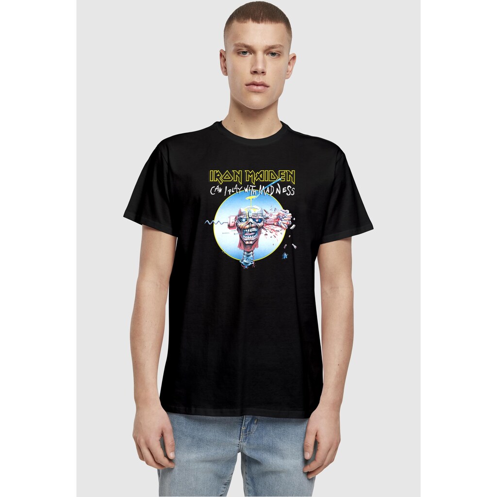 Merchcode T-Shirt »Merchcode Herren Iron Maiden - Madness Basic T-Shirt«, (1 tlg.)