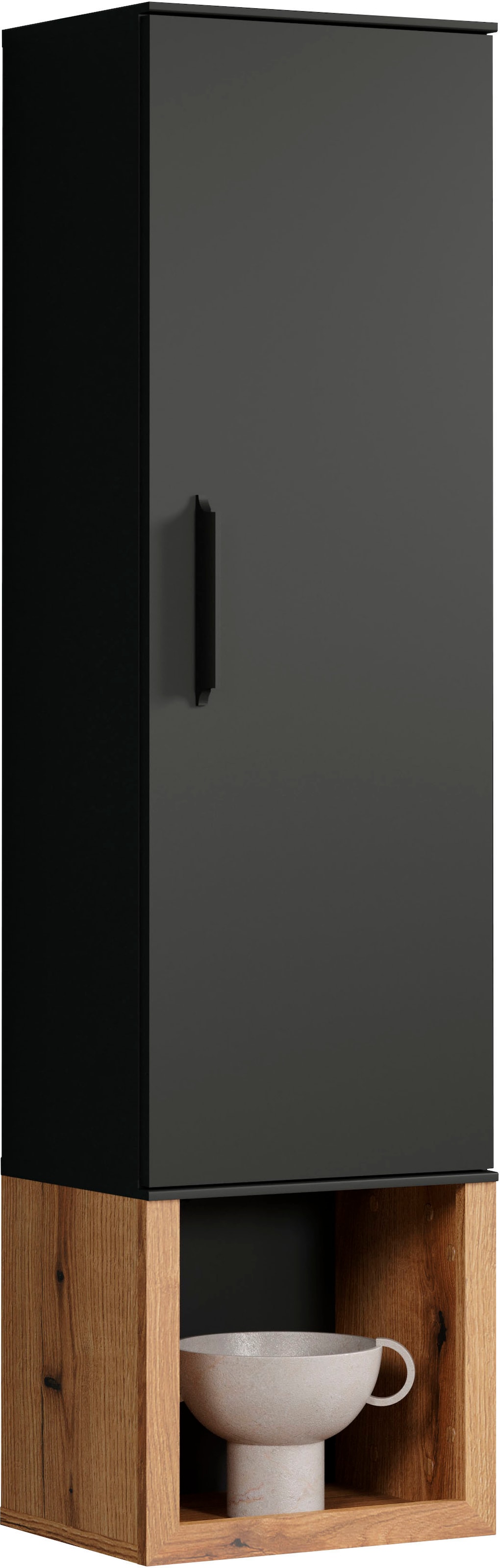 Hängevitrine »Premont«, (1 St.), ca. 35 cm breit, zweifarbiger Schrank, moderne Eiche,...