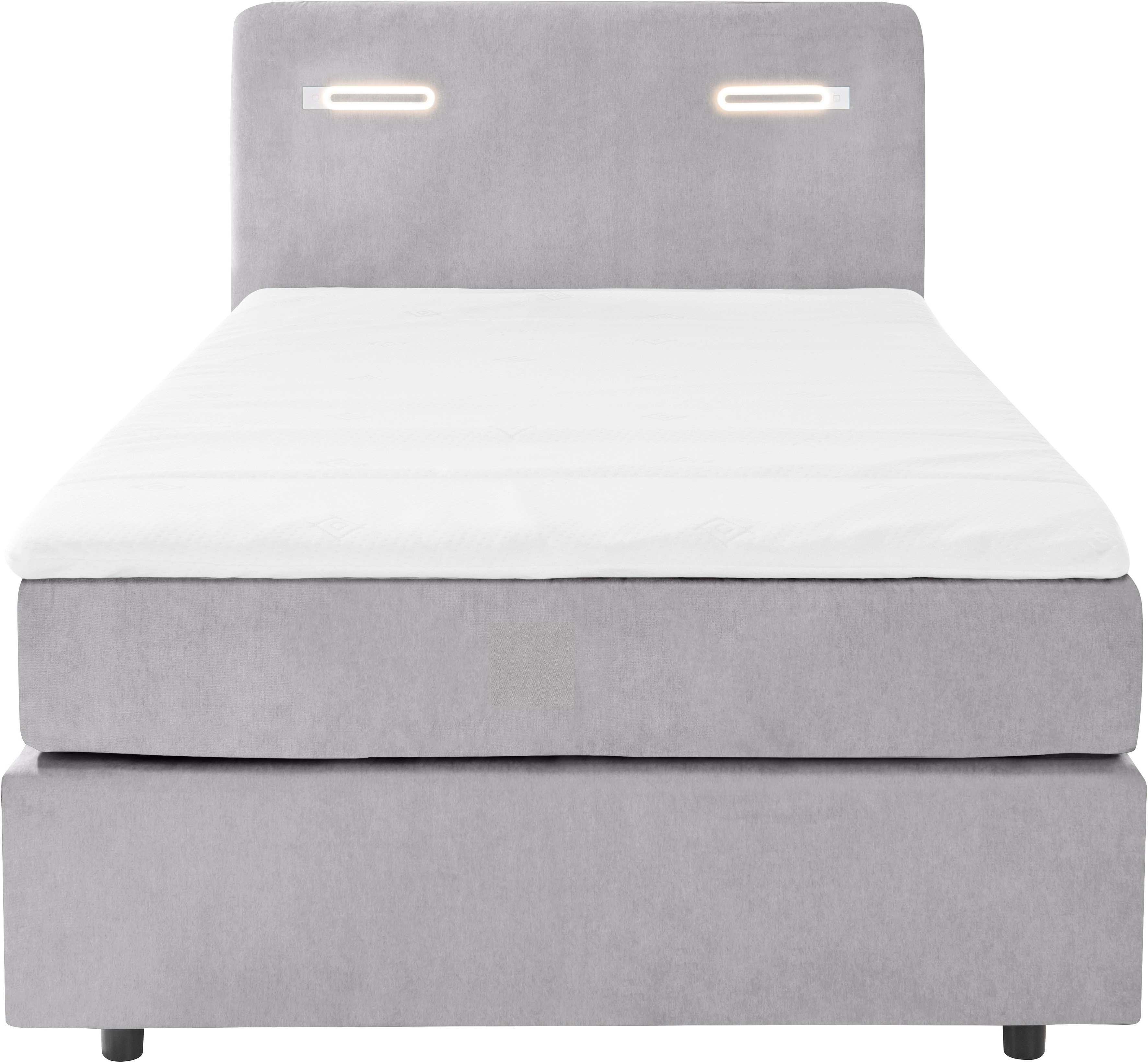 Thumbnail - INOSIGN Boxbett "Luan", Schubkästen, LED-Beleuchtung und Topper, in Breite 120 cm und 180 cm