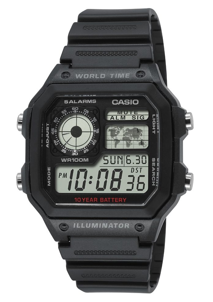 Casio Collection Chronograph »AE-1200WH-1AVEF«