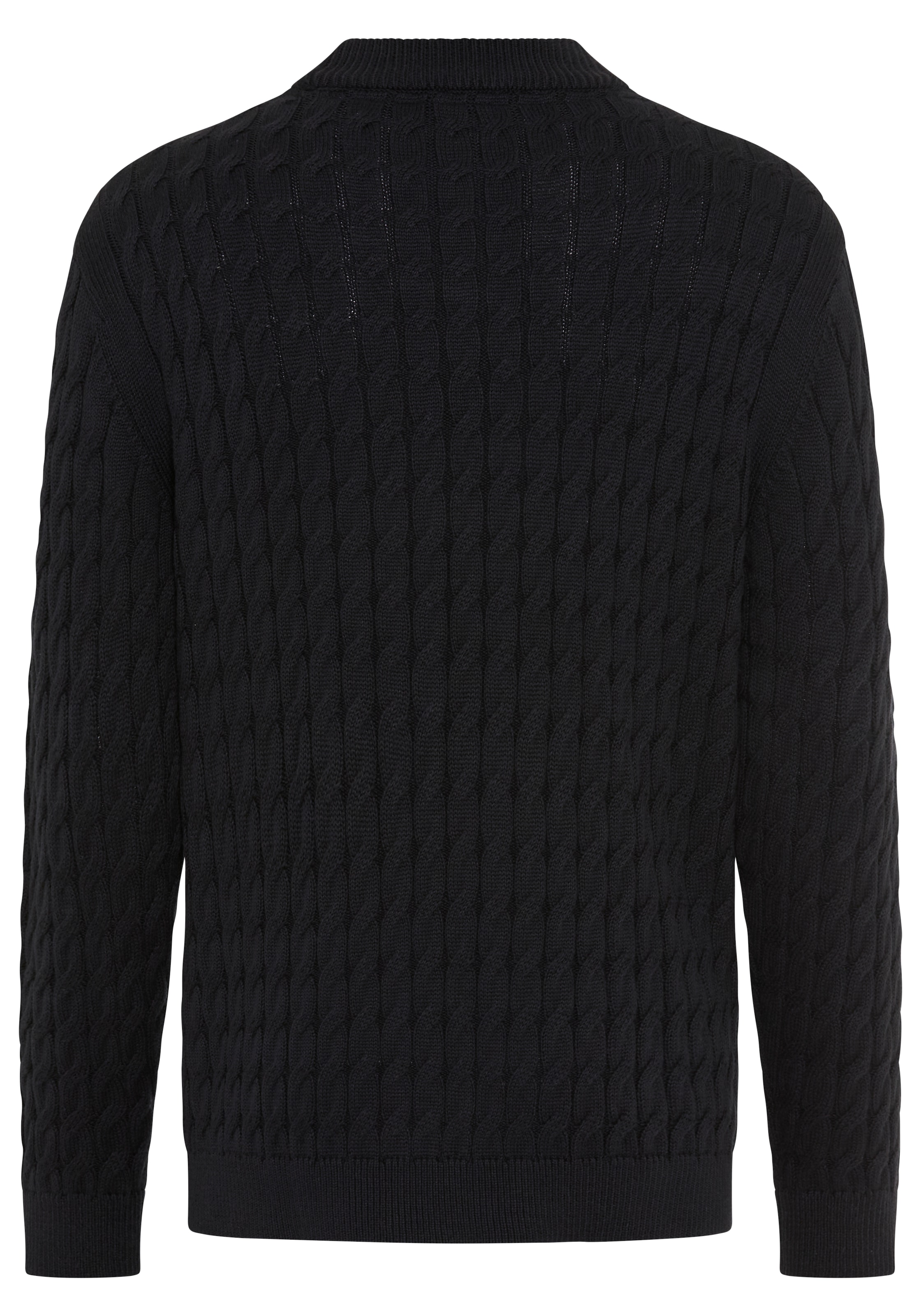 Bruno Banani Stehkragenpullover aus Strick, Regular Fit, mit normaler Länge