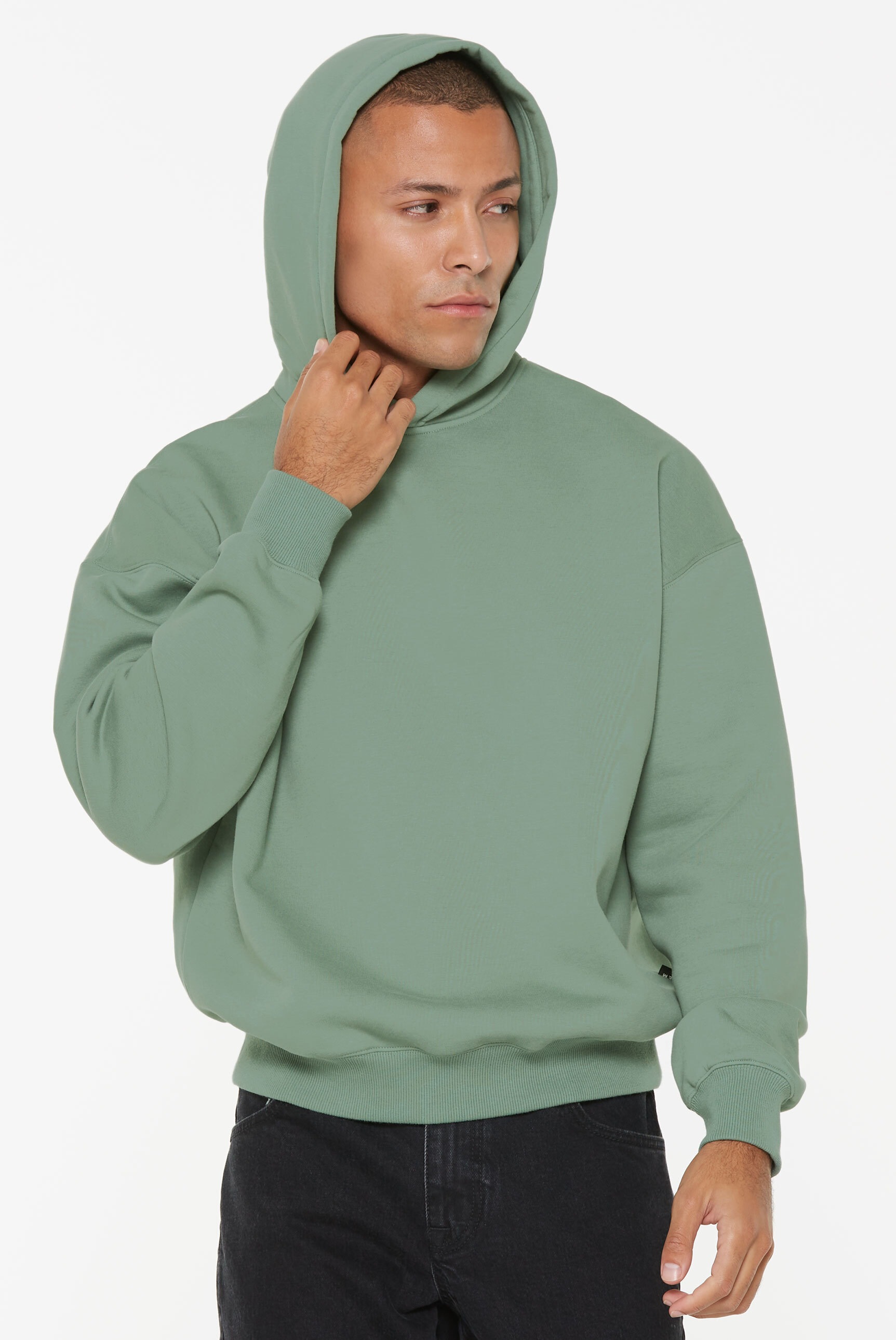 Harlem Soul Kapuzensweatshirt, mit überschnittenen Schultern