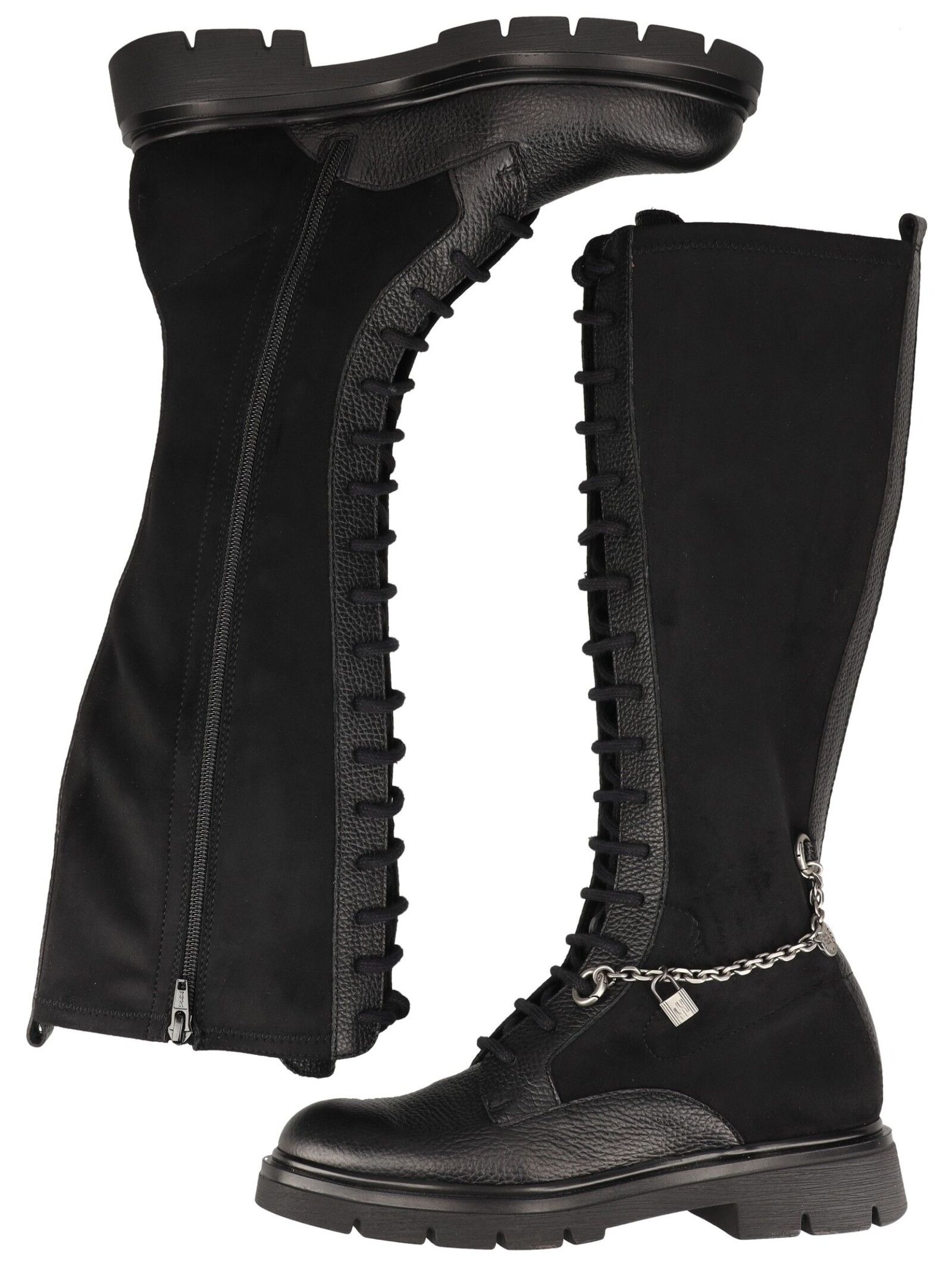 Hispanitas Schnürstiefel »Hispanitas Stiefel Leder/Textil«
