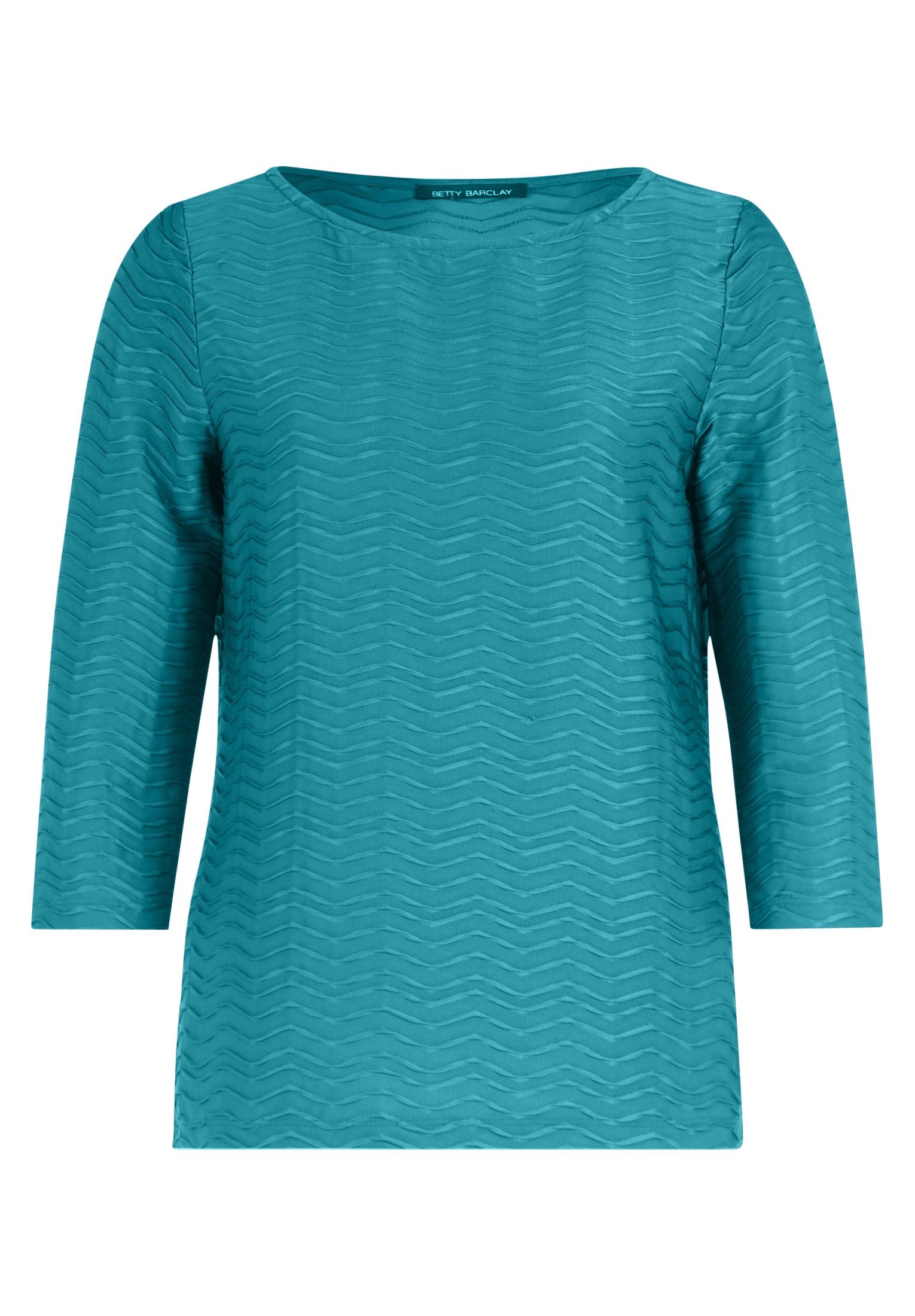 Betty Barclay 3/4-Arm-Shirt »Betty Barclay Strukturshirt mit U-Boot-Ausschnitt«, (1 tlg.), Material