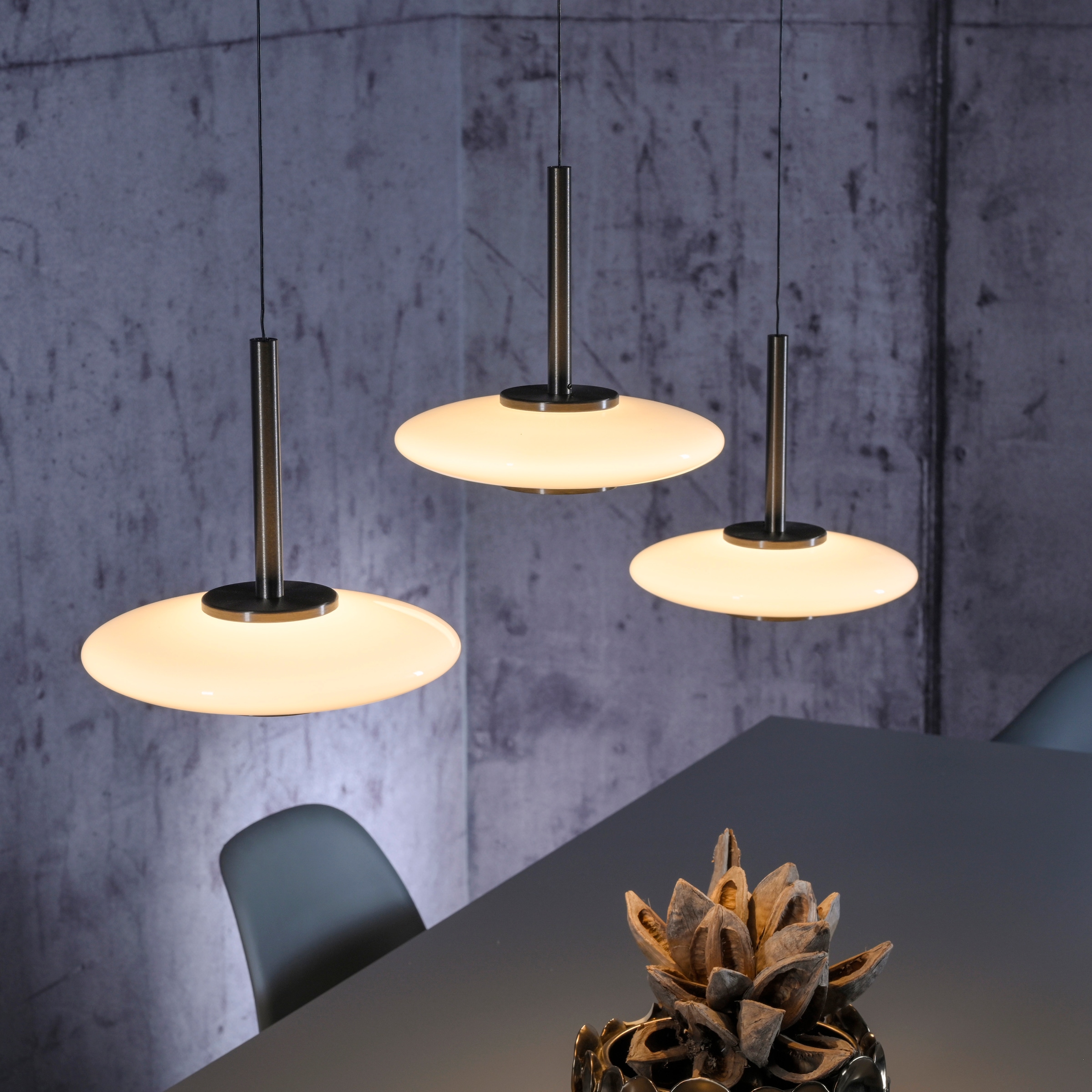 Neuhaus PURE LED Pendelleuchte »PURE Vitrum« LED-Board 1 Stk. Warmweiß Comfort Lift, dimmfähig über separaten Tronicdimmer