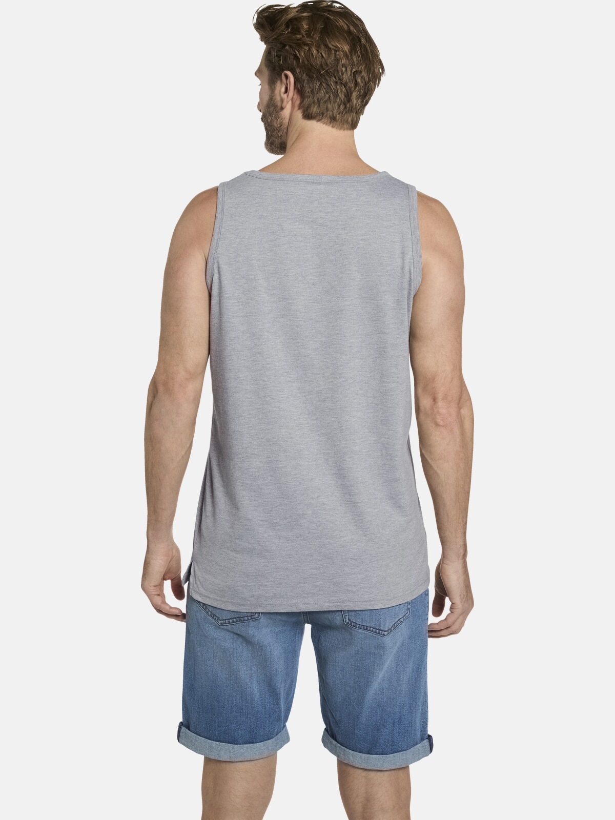 Jan Vanderstorm Felton Tank Top Silver 6XL 3